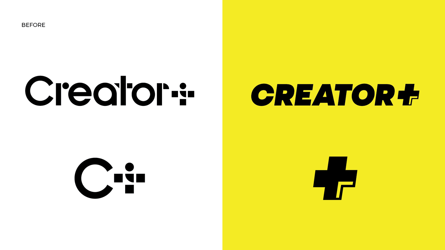Creator+ - Branding for a media company — Anders Design Studio