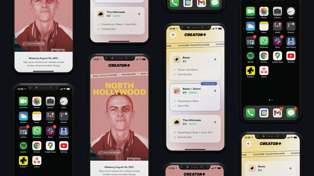 Creator+ - Branding for a media company — Anders Design Studio