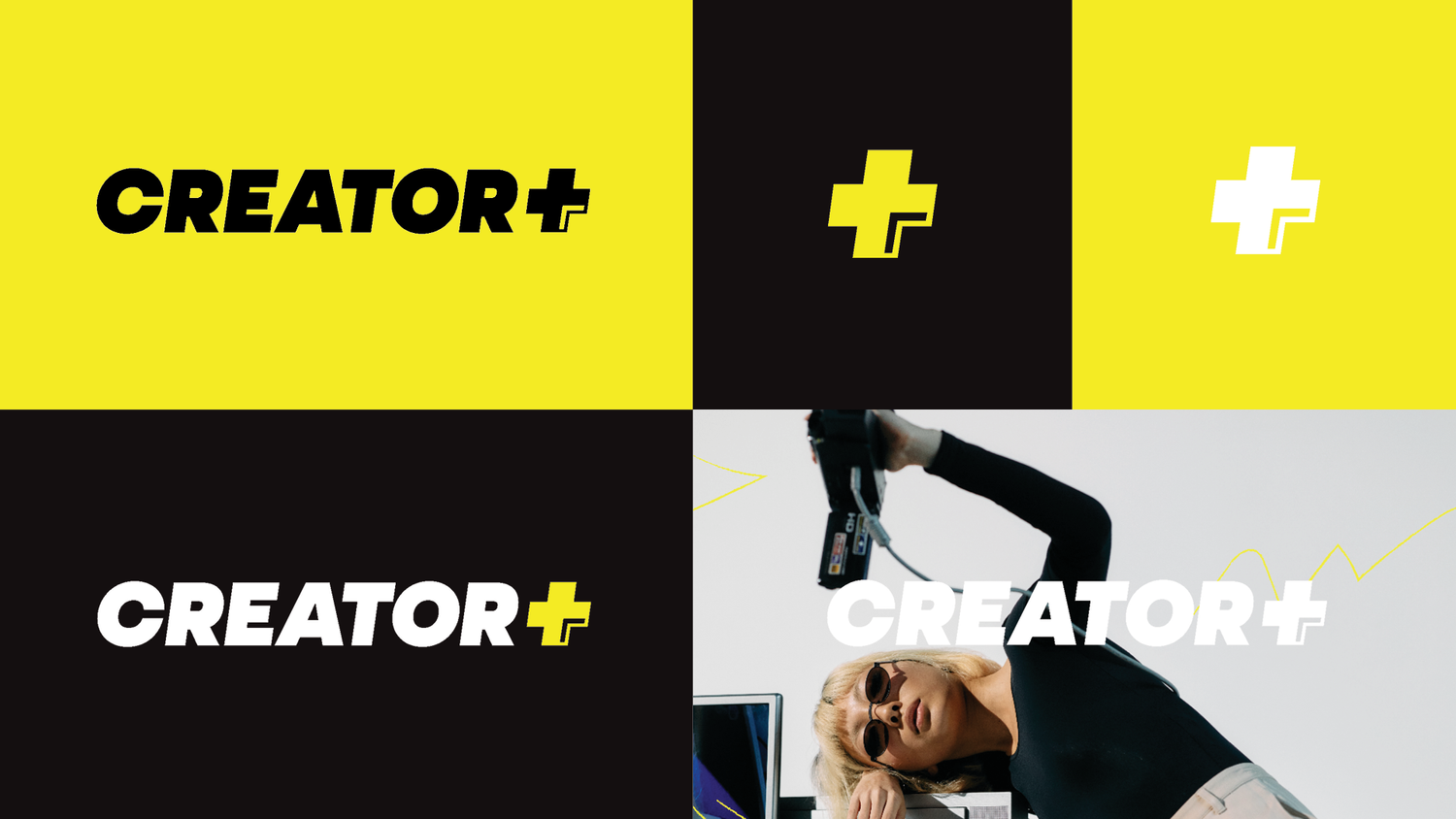 Creator+ - Branding for a media company — Anders Design Studio