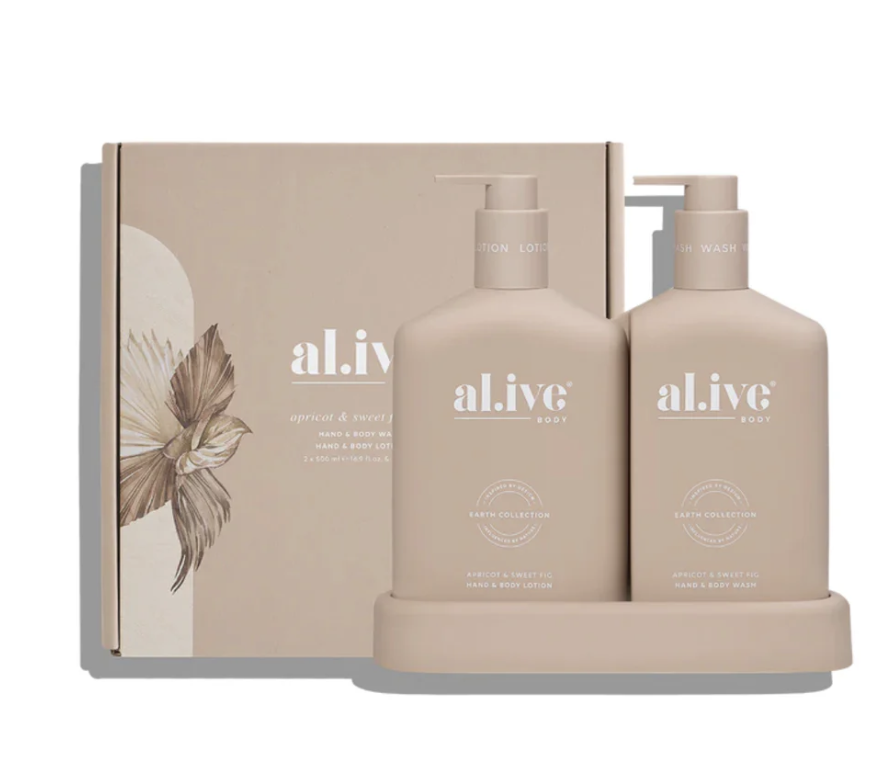 Al.ive Body Wash & Lotion Duo - Apricot & Sweet Fig