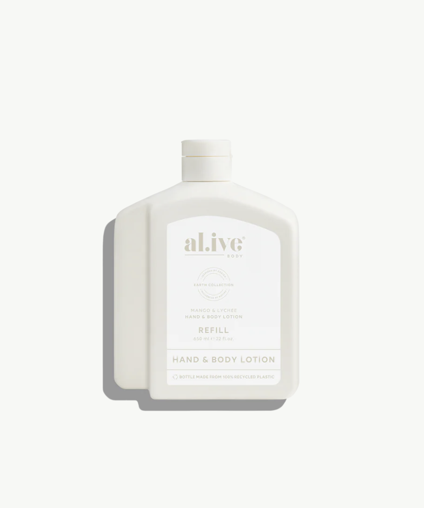 Al.ive Body Mango & Lychee 650ml Lotion Refill