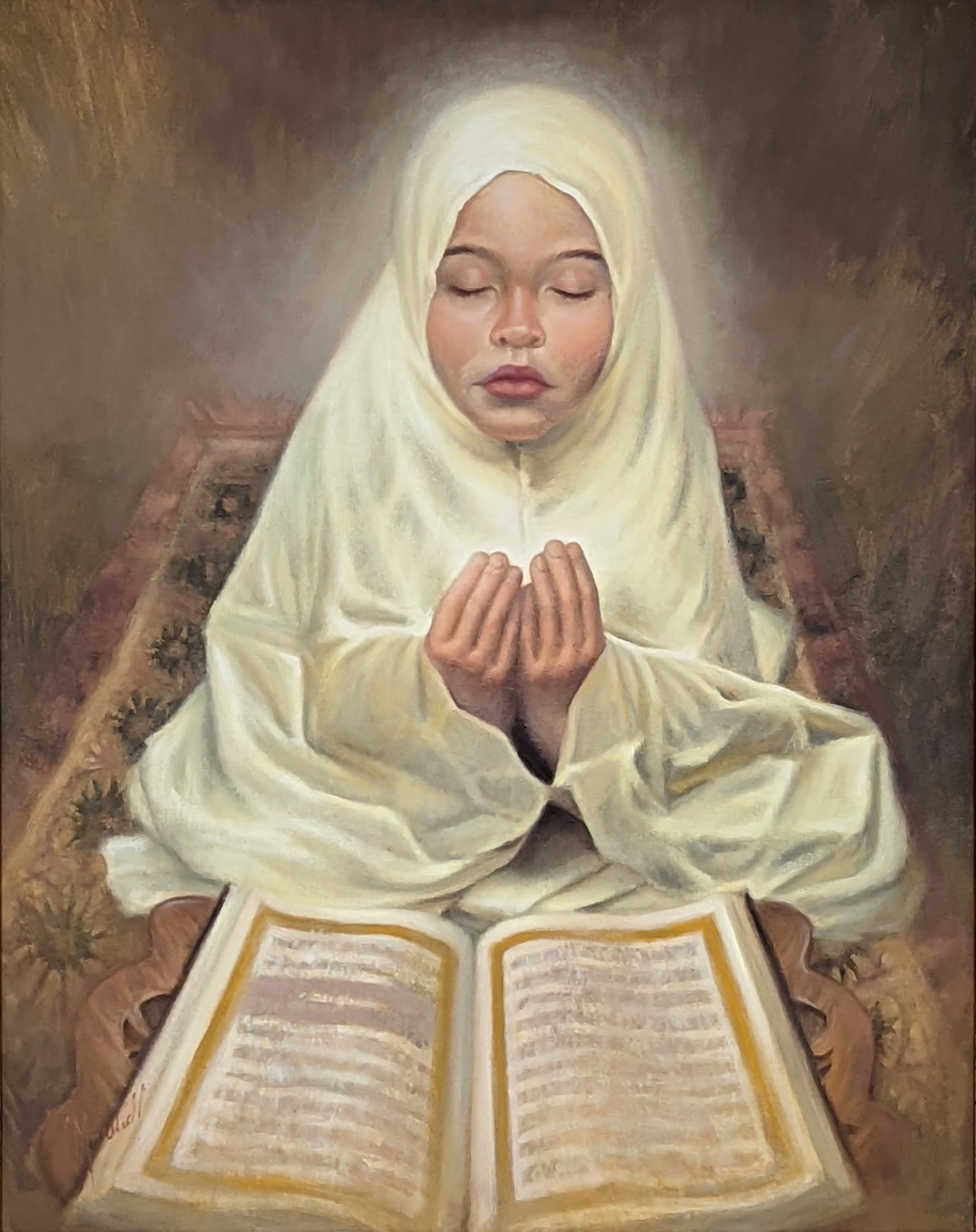 Muslim Girl Praying — Spirituality Circle