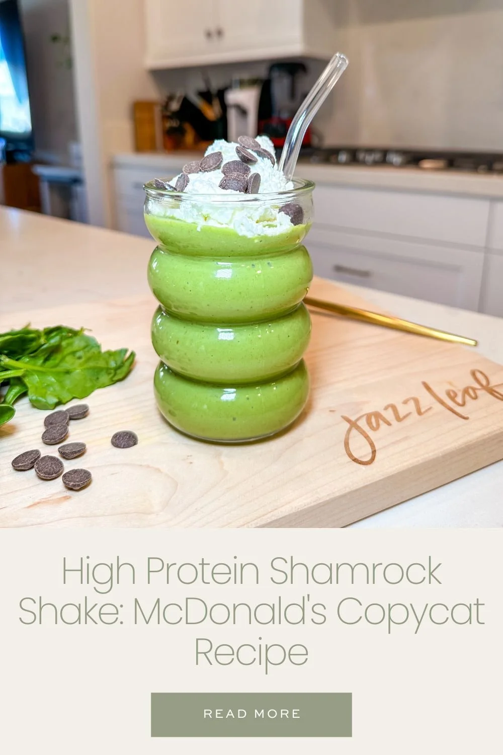 High Protein Shamrock Shake: McDonald's Copycat Recipe — Jazz Leaf