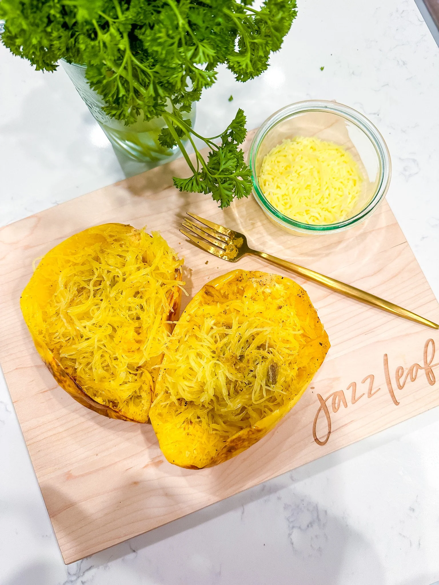 Easy Spaghetti Squash Air Fryer Recipe — Jazz Leaf
