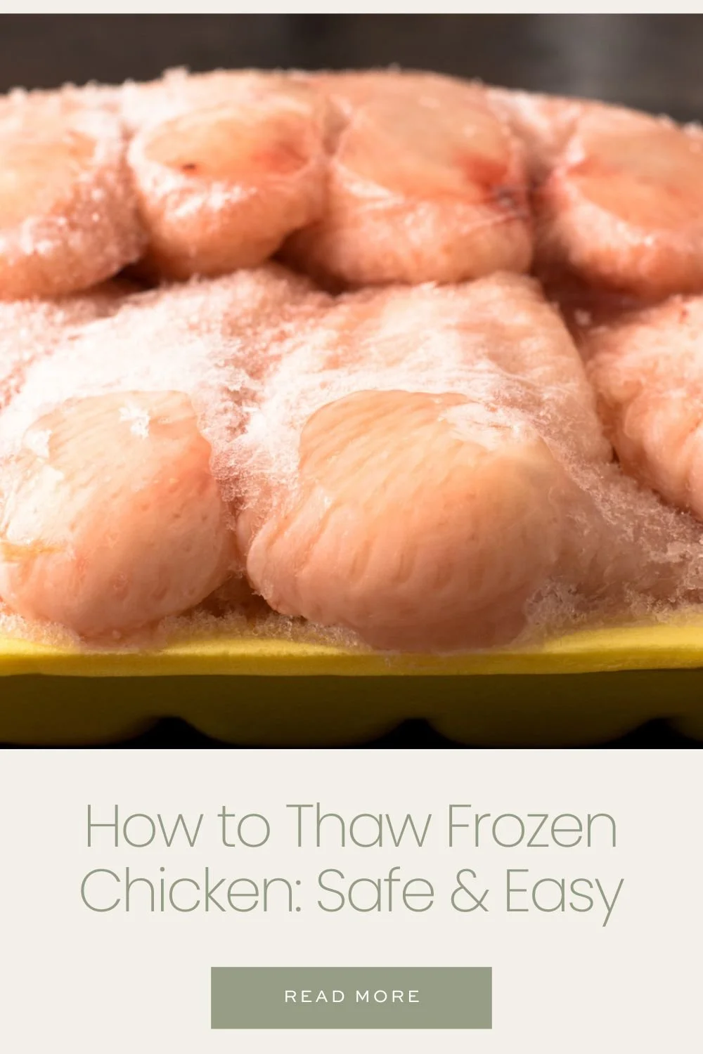 View of How to Thaw Frozen Chicken: Safe & Easy — Jazz Leaf