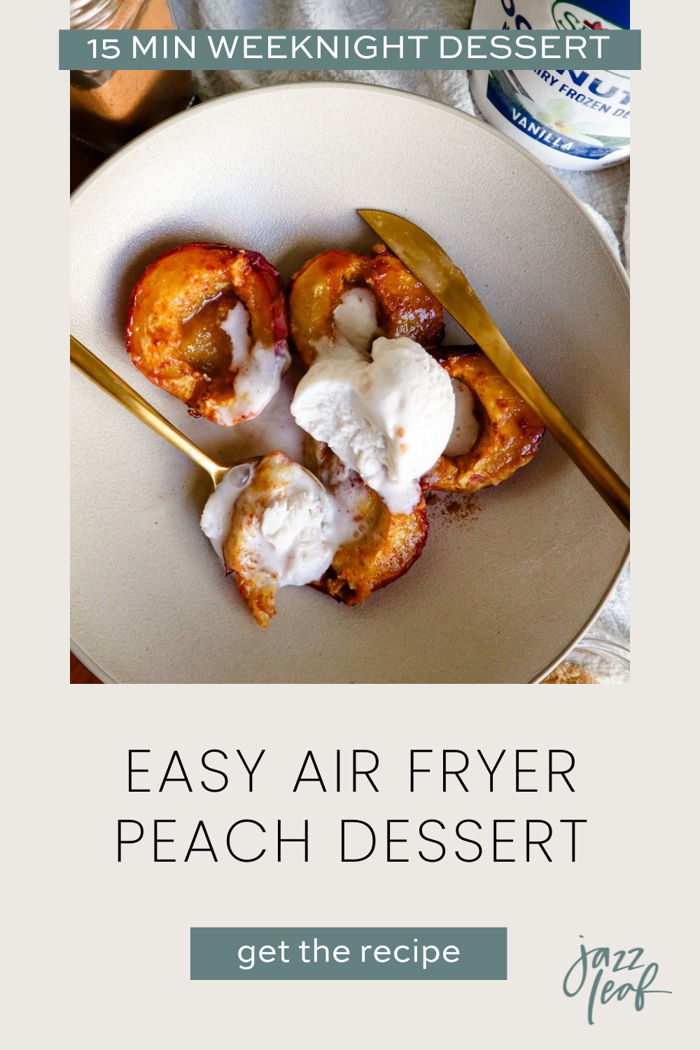Air Fried Peaches — Jazz Leaf