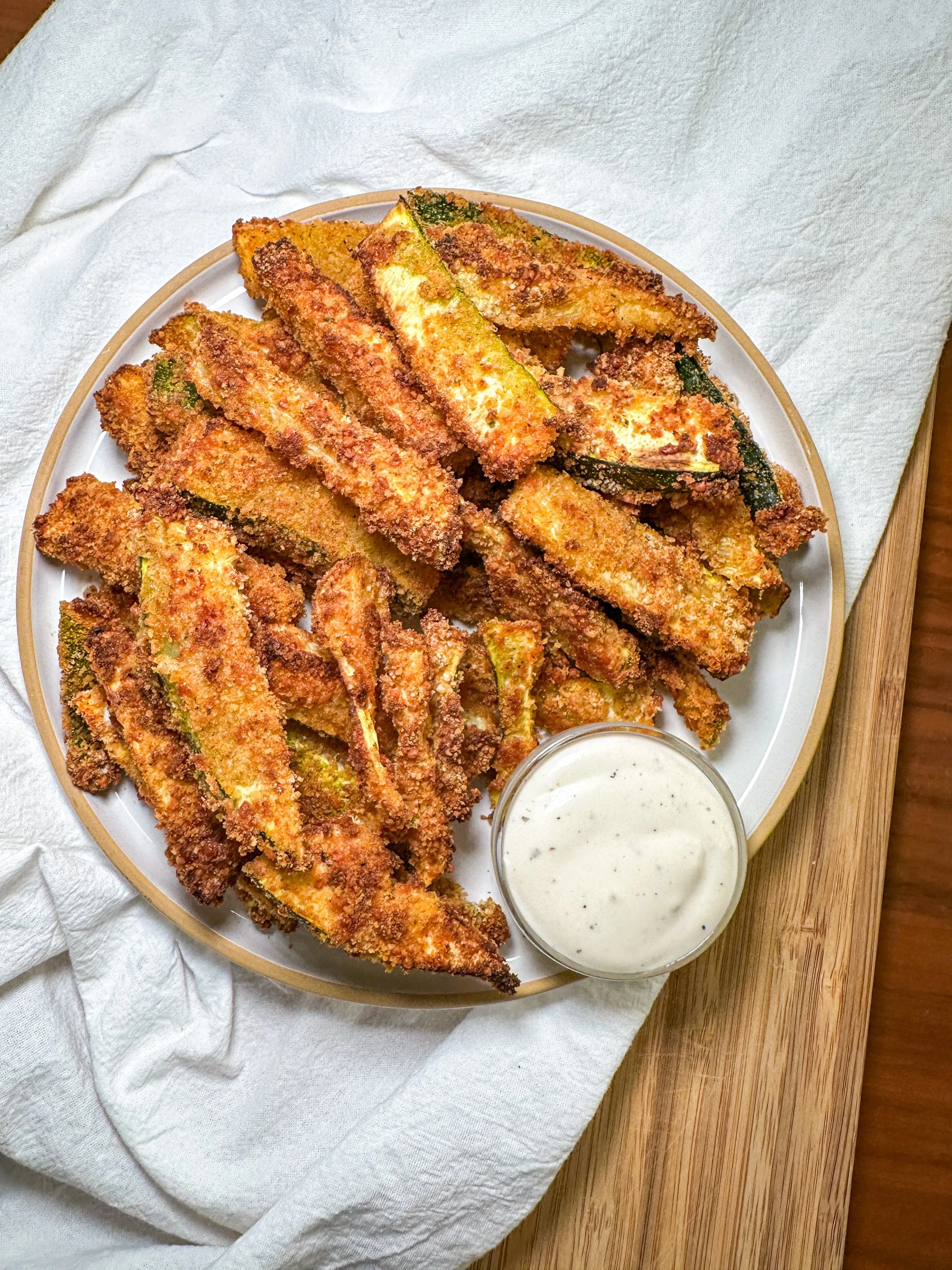 Bread Crumbs Air Fryer Zucchini No Breading Air Fryer Zucchini