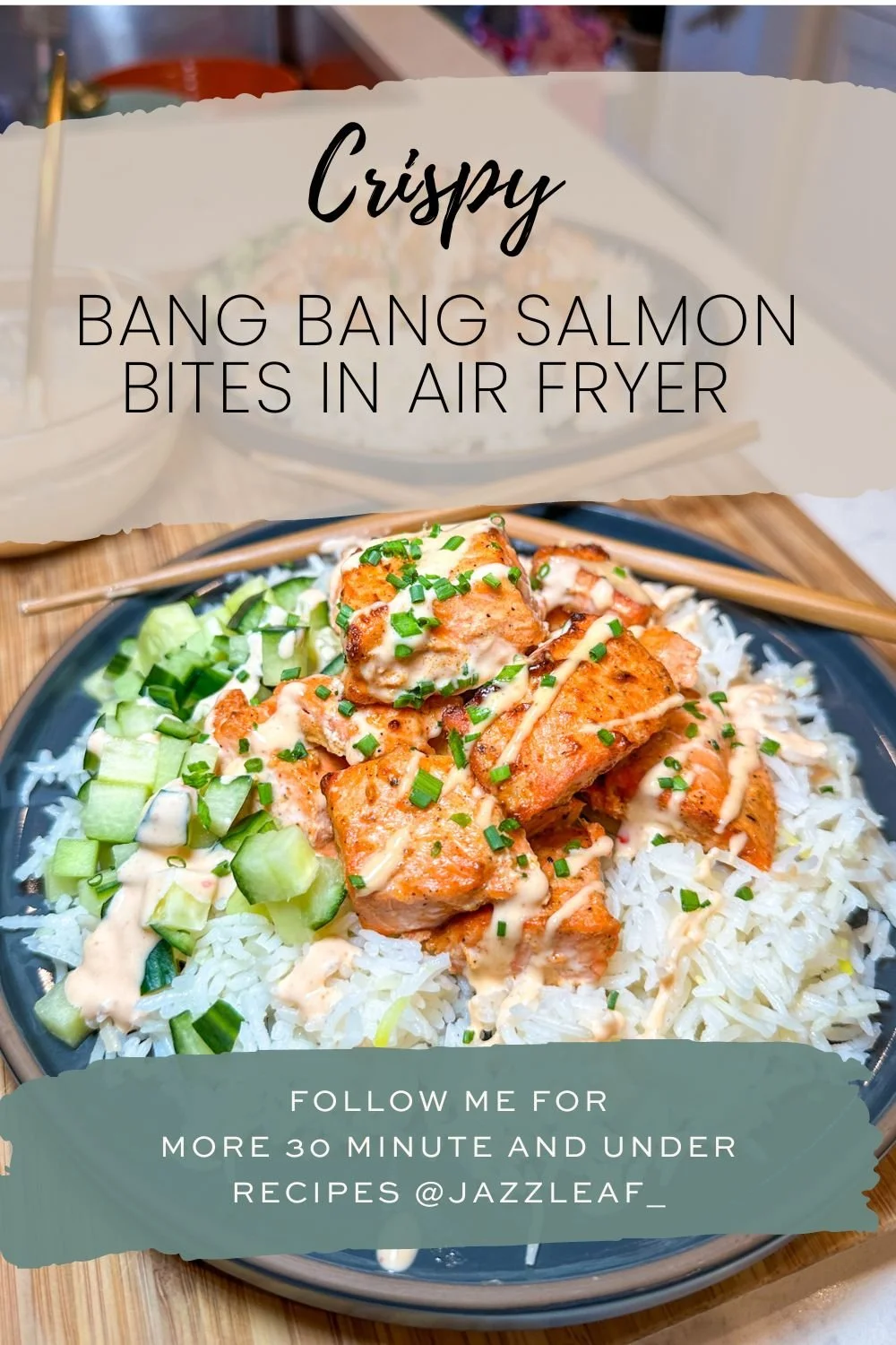 Crispy Bang Bang Salmon Bites in Air Fryer — Jazz Leaf