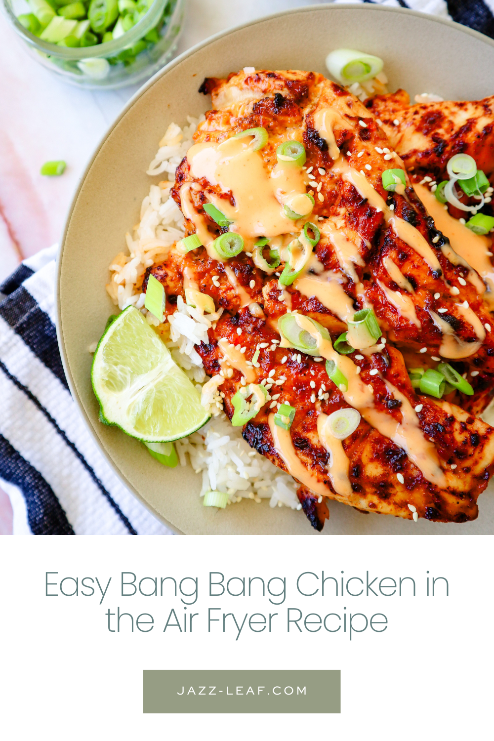 Easy Bang Bang Chicken in the Air Fryer Recipe — Jazz Leaf