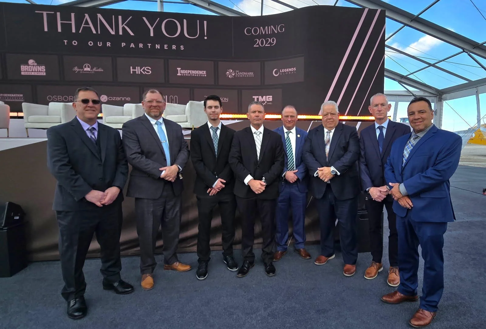CLEVELAND BROWNS GROUNDBREAKING CEREMONY