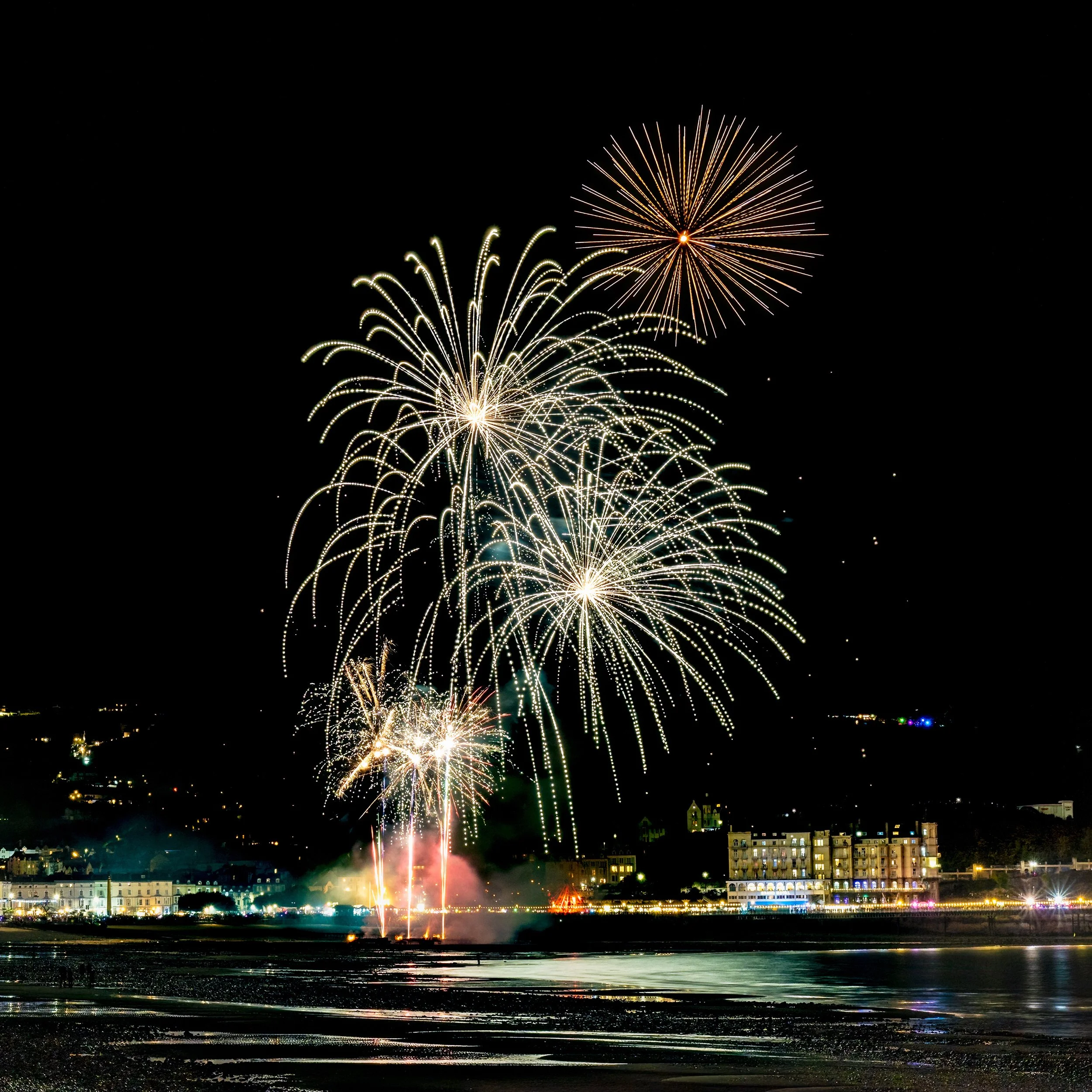 Llandudno Fireworks 2025