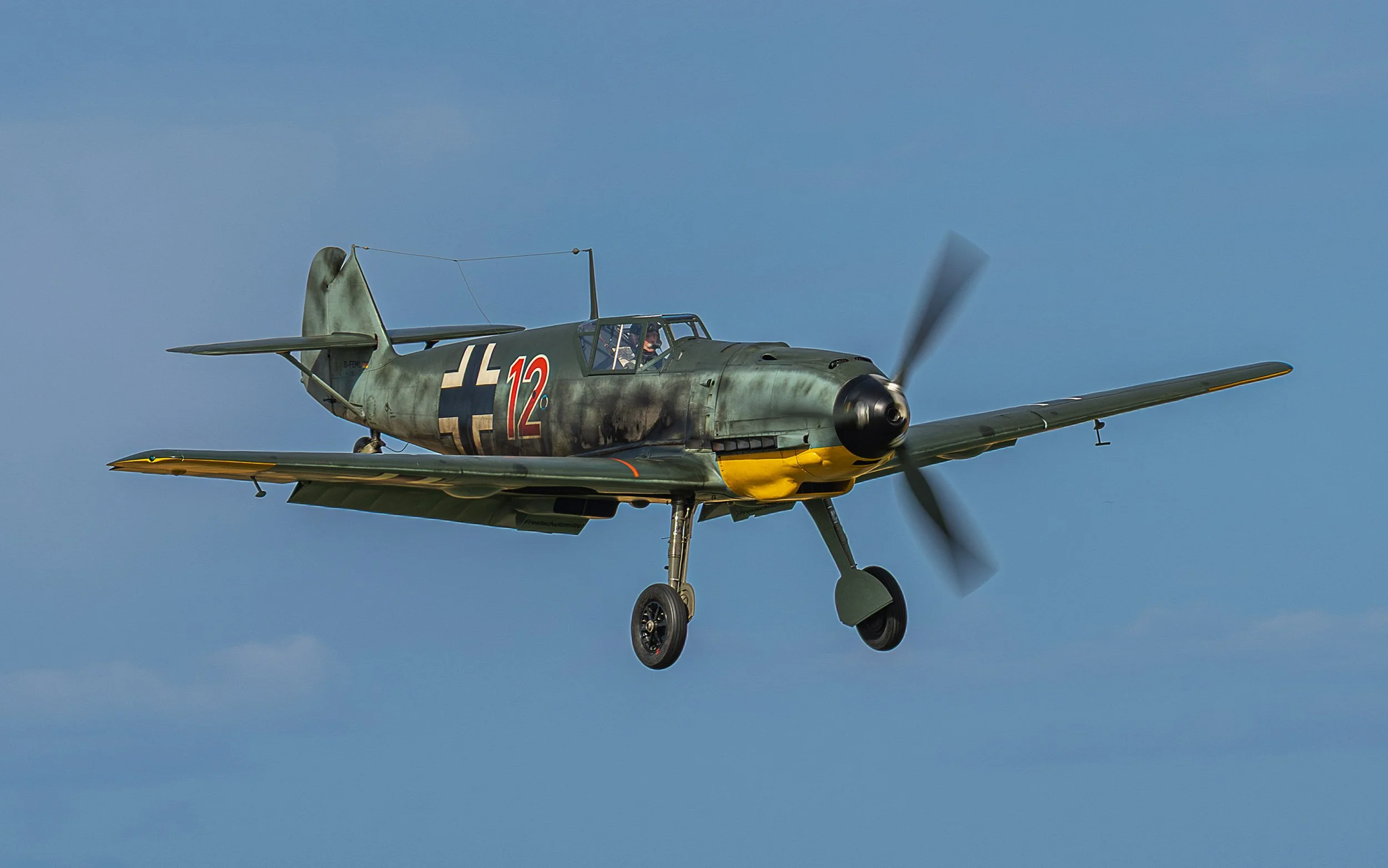 Messerschmitt Bf109 E-4 Red 12 | Festival of Flight Airshow