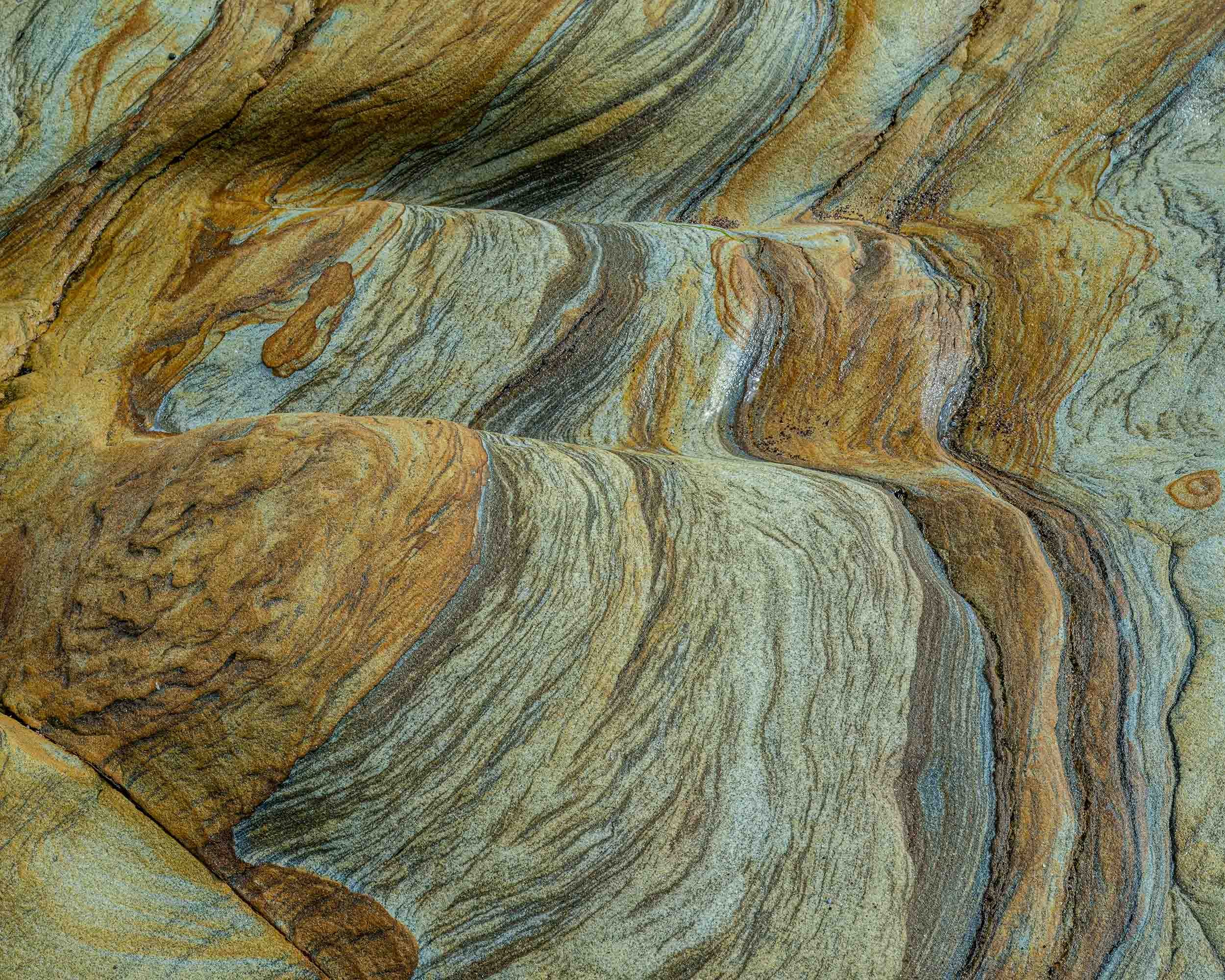 Sandstone rock formation | Spittal Beach | Northumberland 