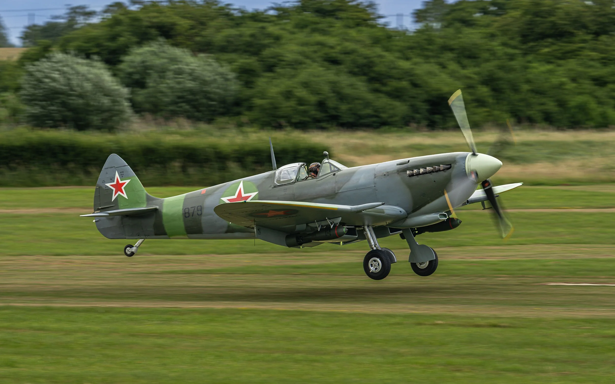 Supermarine Spitfire Mk.IX PT879 “The Russian Spitfire” | Festival of Flight Airshow