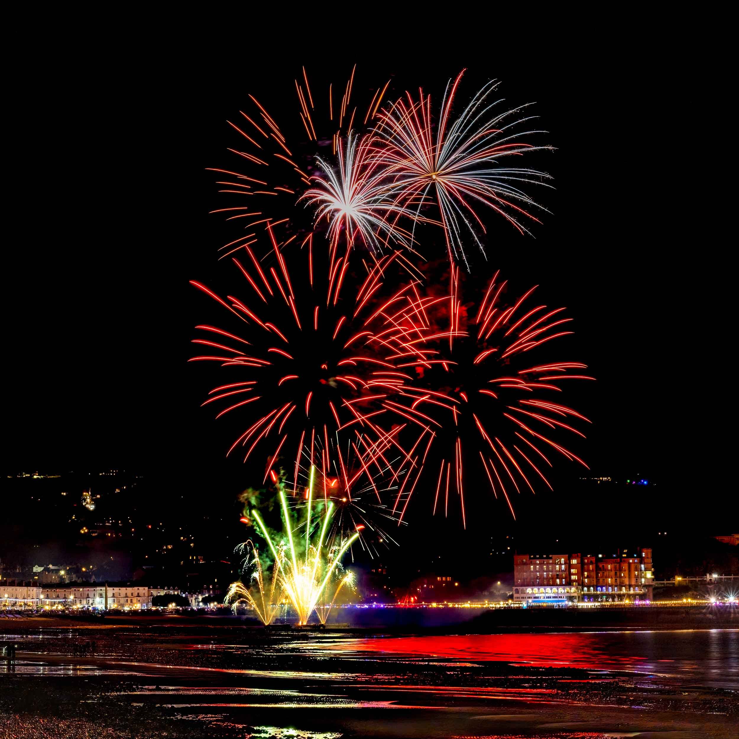 Llandudno Fireworks 2025