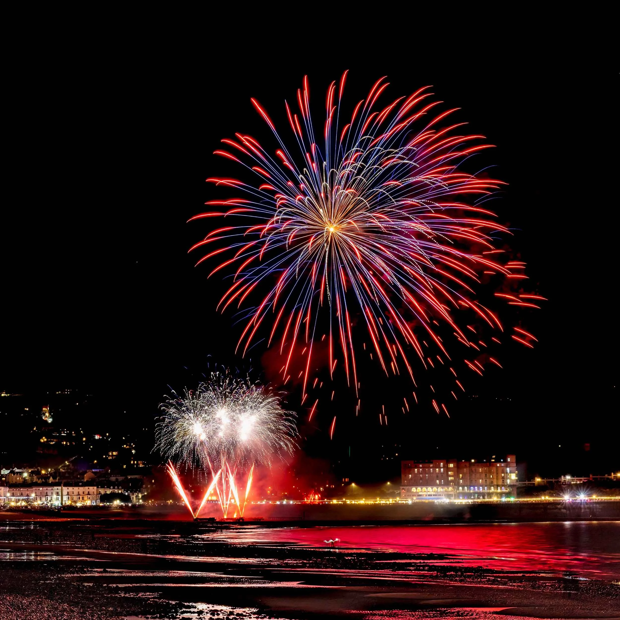 Llandudno Fireworks 2025