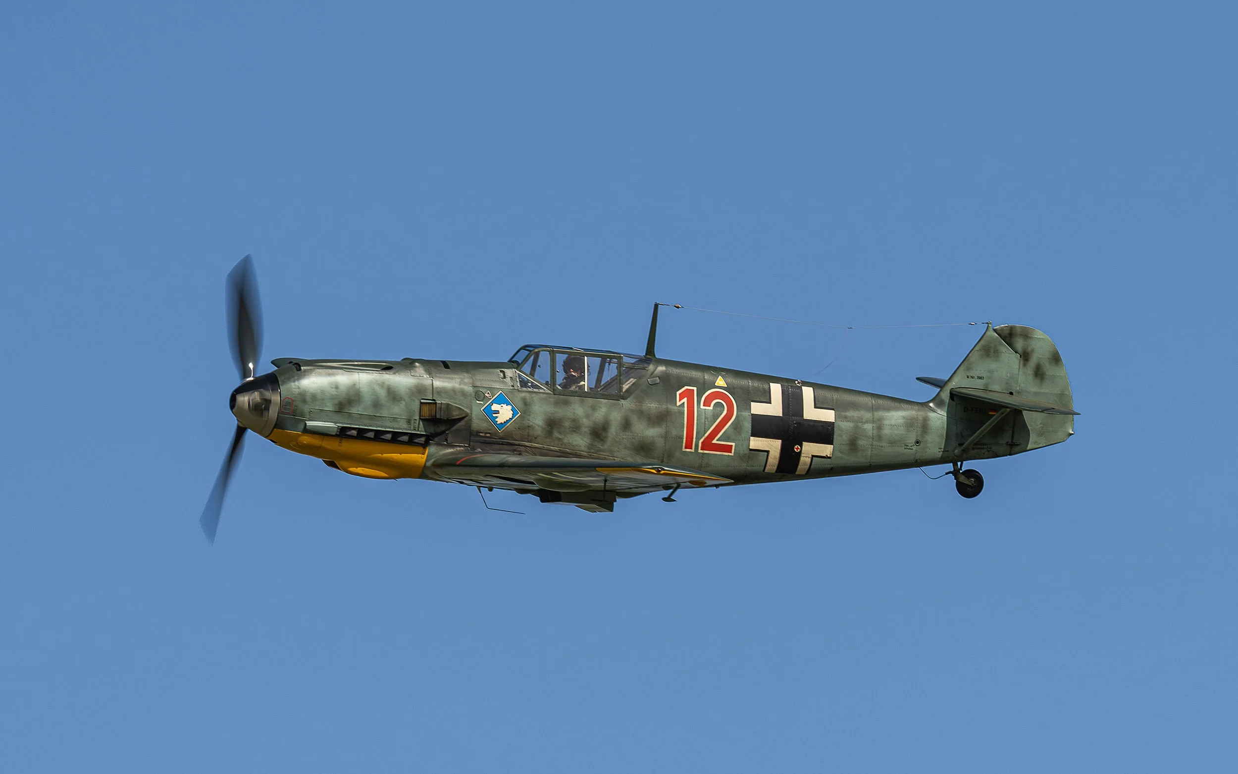 Messerschmitt Bf109 E-4 Red 12 | Festival of Flight Airshow