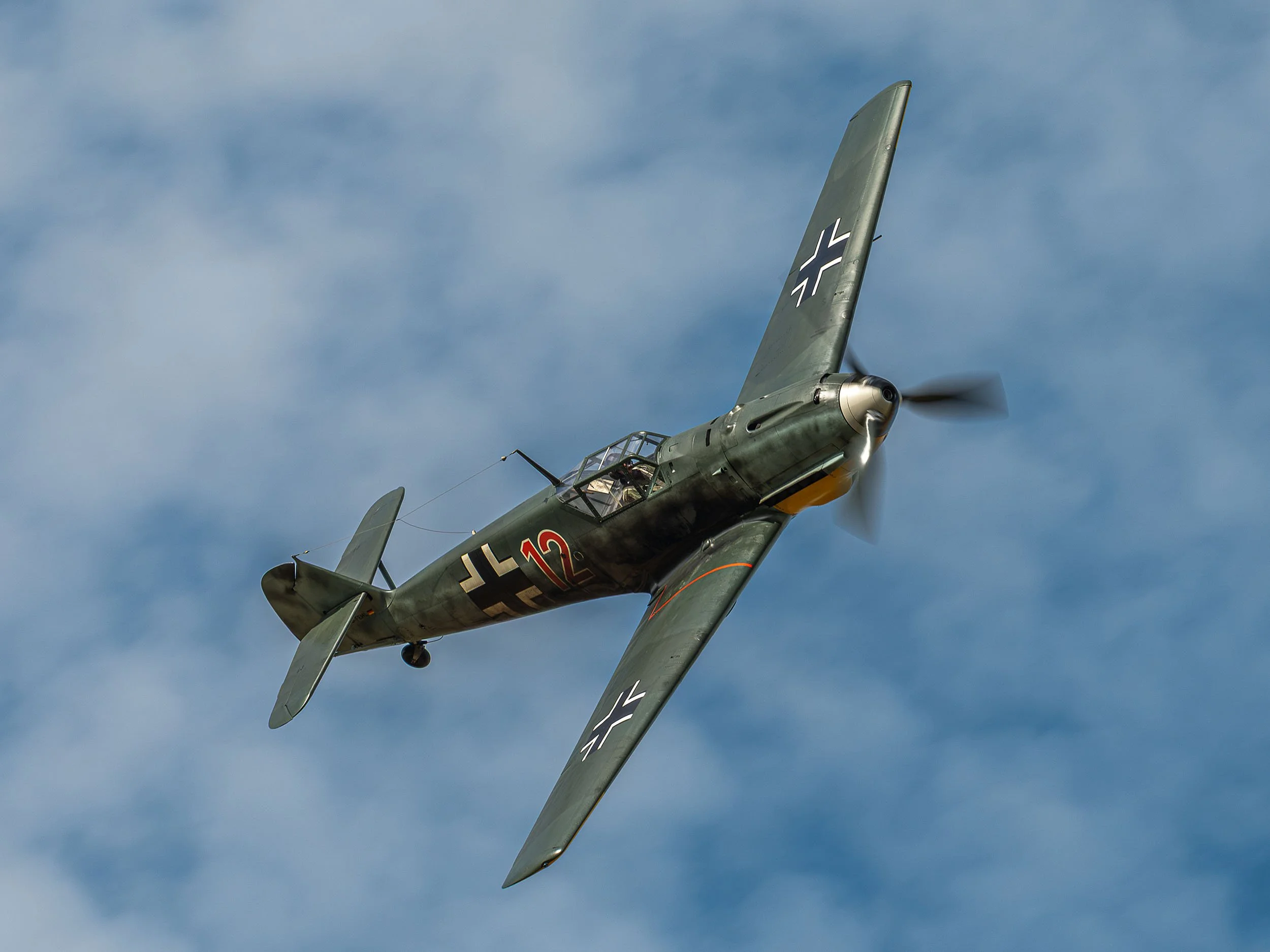 Messerschmitt Bf109 E-4 Red 12 | Festival of Flight Airshow