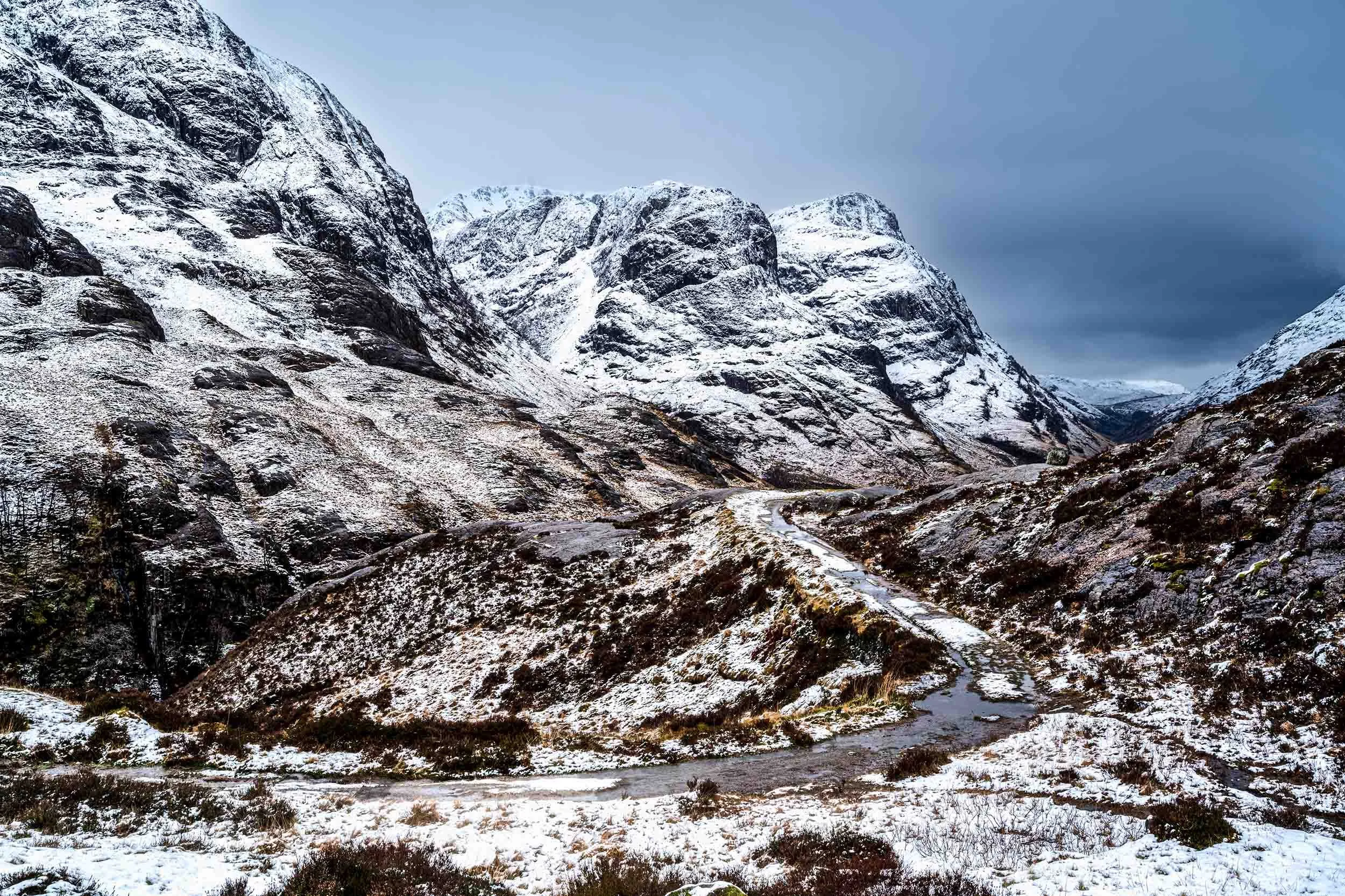 Three Sisters from the Old Military Road | Glencoe