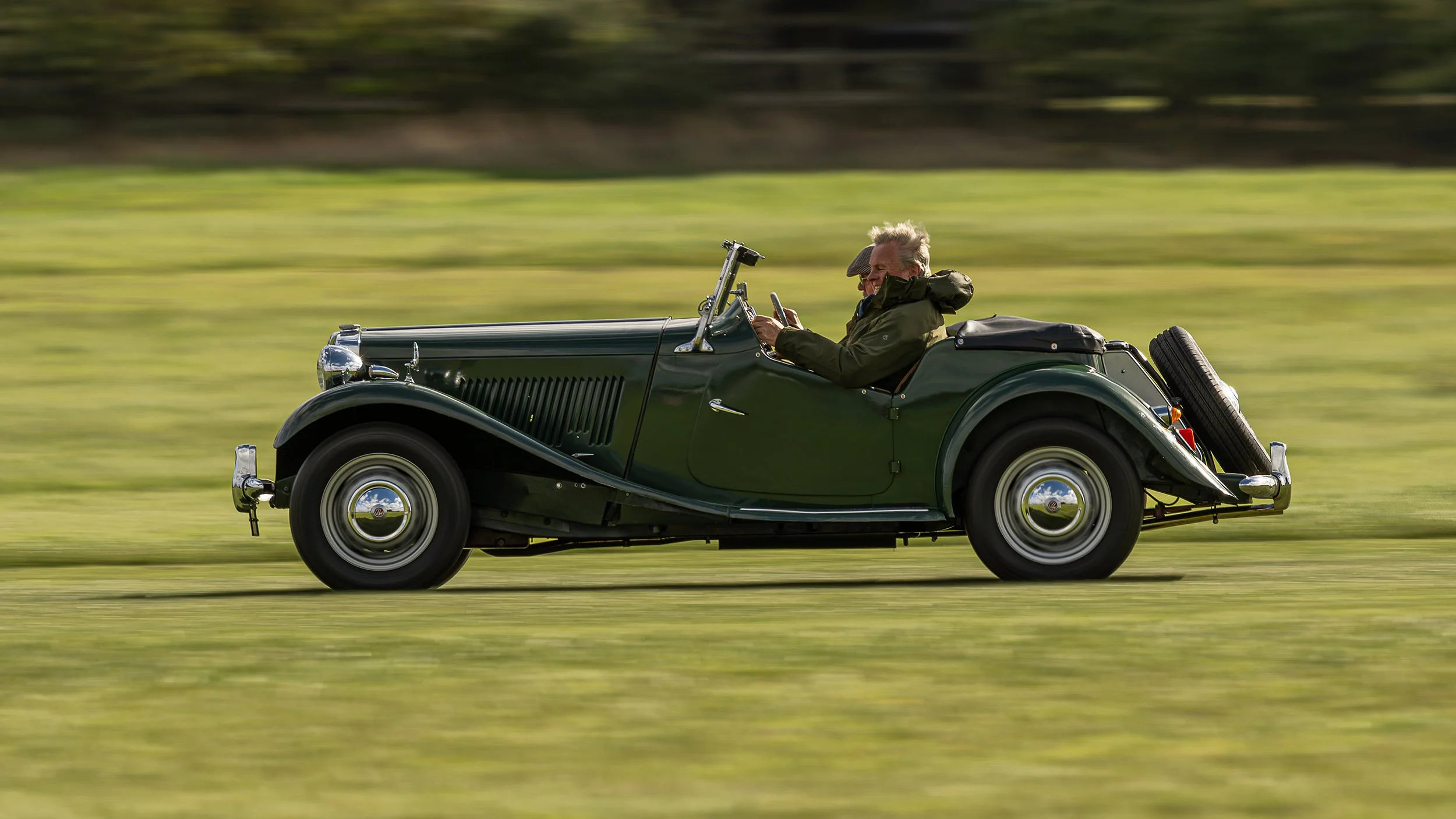 1951 MG TD | Shuttleworth Raceday Airshow 2025