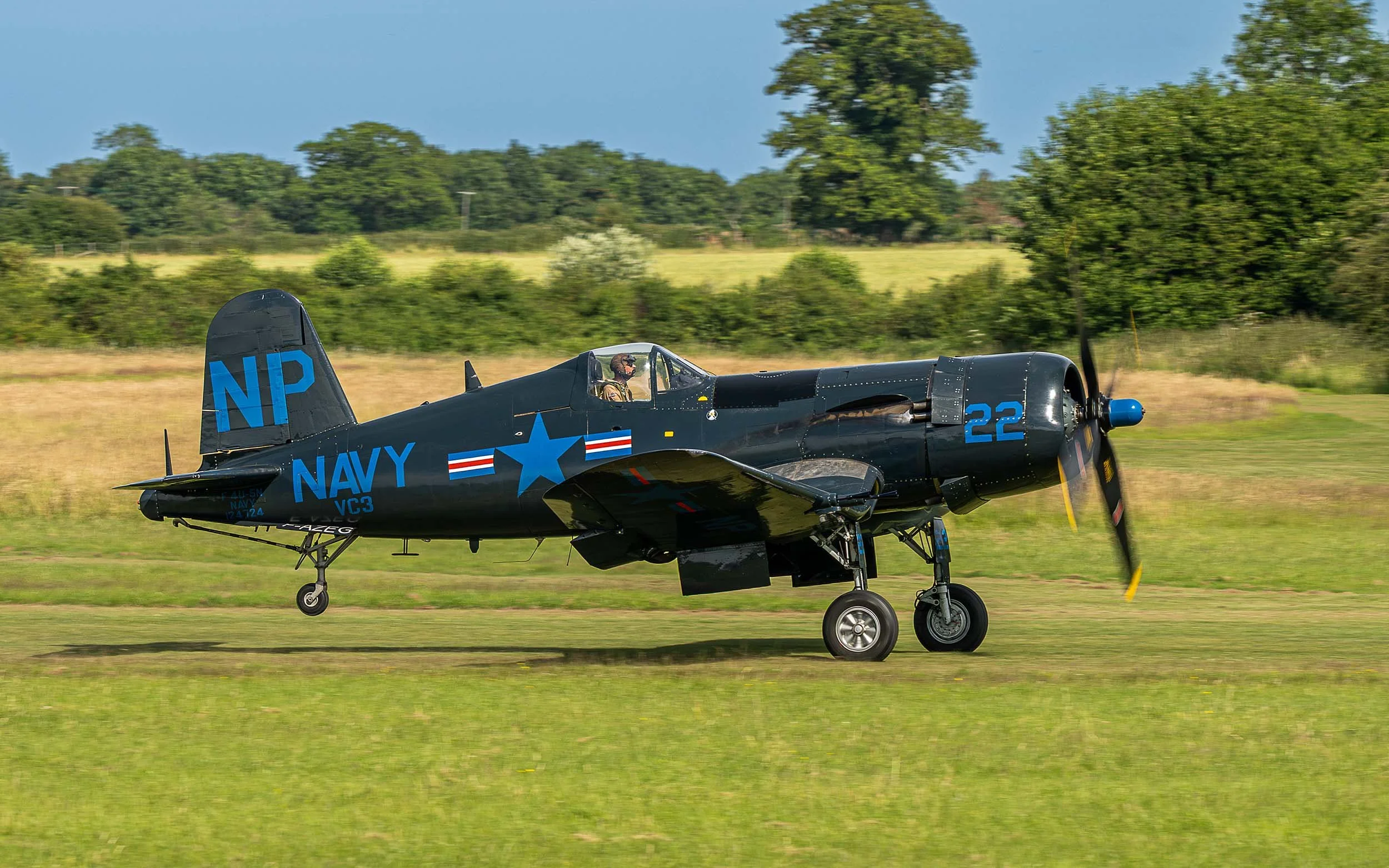 Chance Vought F4U-5NL Corsair | Festival of Flight 2024
