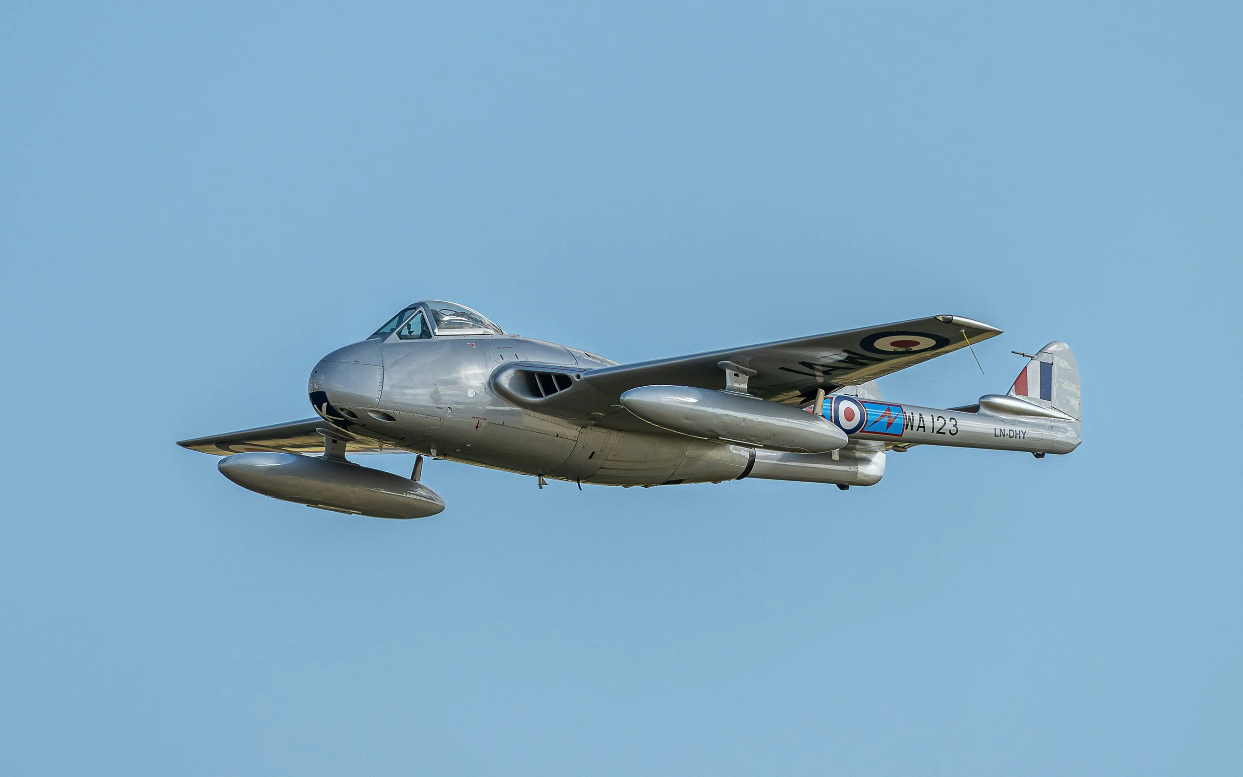 de Havilland DH.100 Vampire FB.52 | Family Airshow 2024