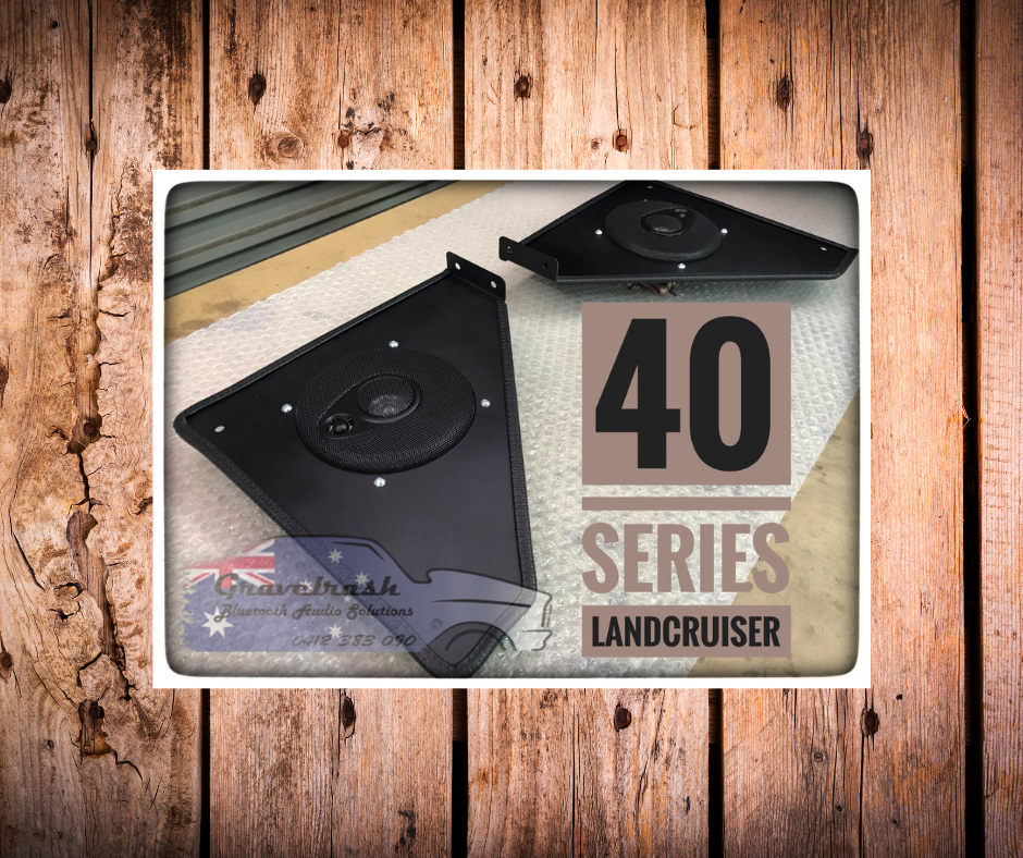 40 Series Toyota Landcruiser Kick Panel Speaker Kit (L & R