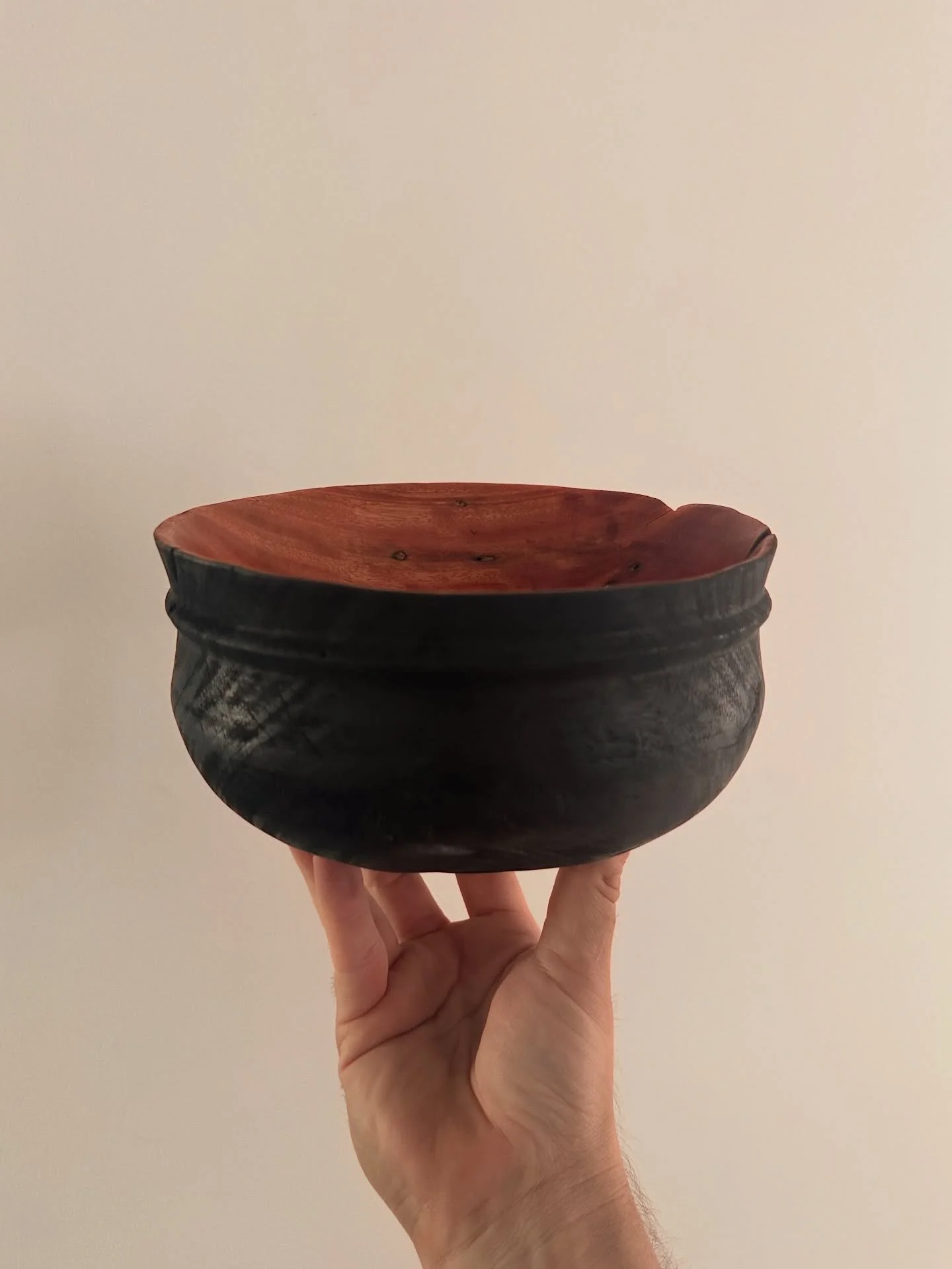 Something a bit different again this week, inspired by @mc.woodcrafts 

It&rsquo;s good to learn different practices and techniques.

Not even just in woodturning but in the mind, no sanding before burning the outside made me push my skills with the 