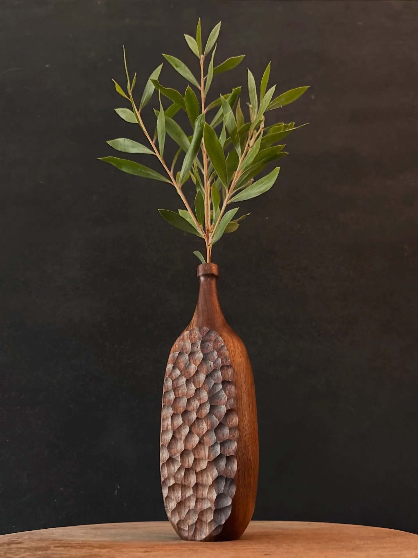 Walnut bud vase with textured faces

I turned this walnut on the lathe before carving detail into the faces with my @arbortechie ball gauge from @popsshedshop finished with @orange_tung_company (available from me directly)

Obsessed with Walnut at th