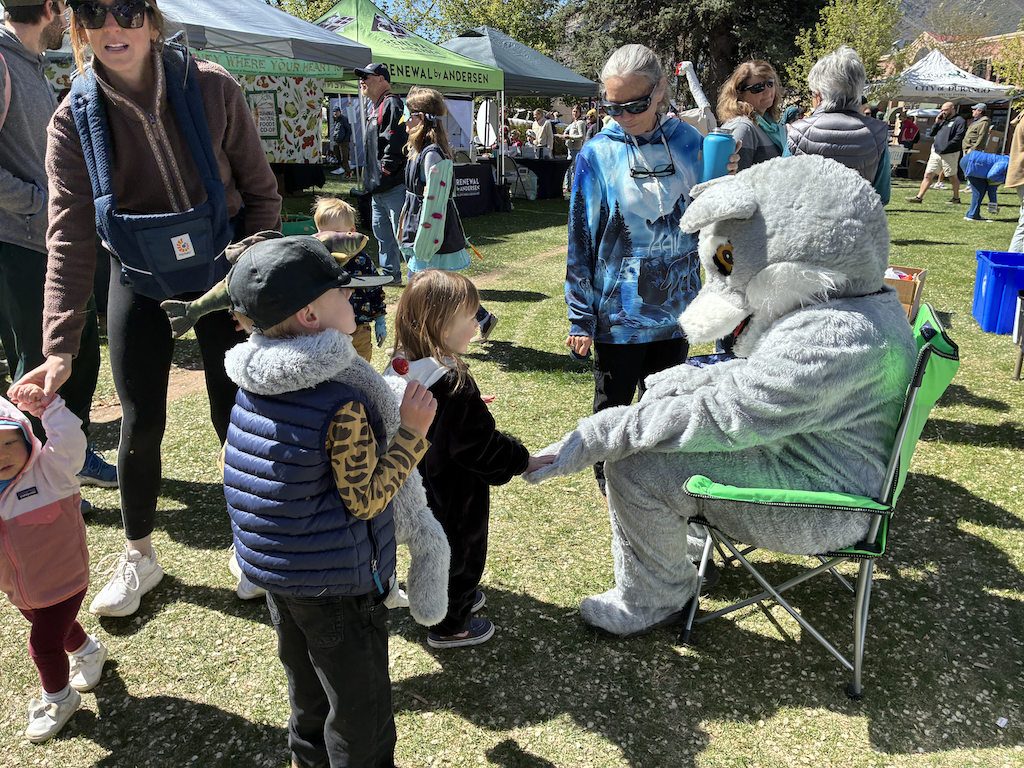 In 2026, we once again hosted an educational booth for Earth Day, and spoke with the public about the importance of wolf conservation.