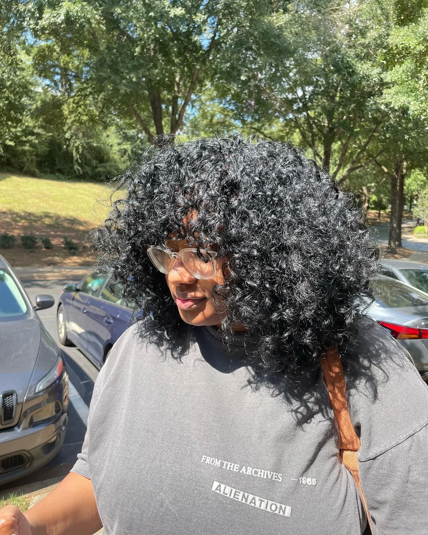 Crochet Braids with Loose Curls