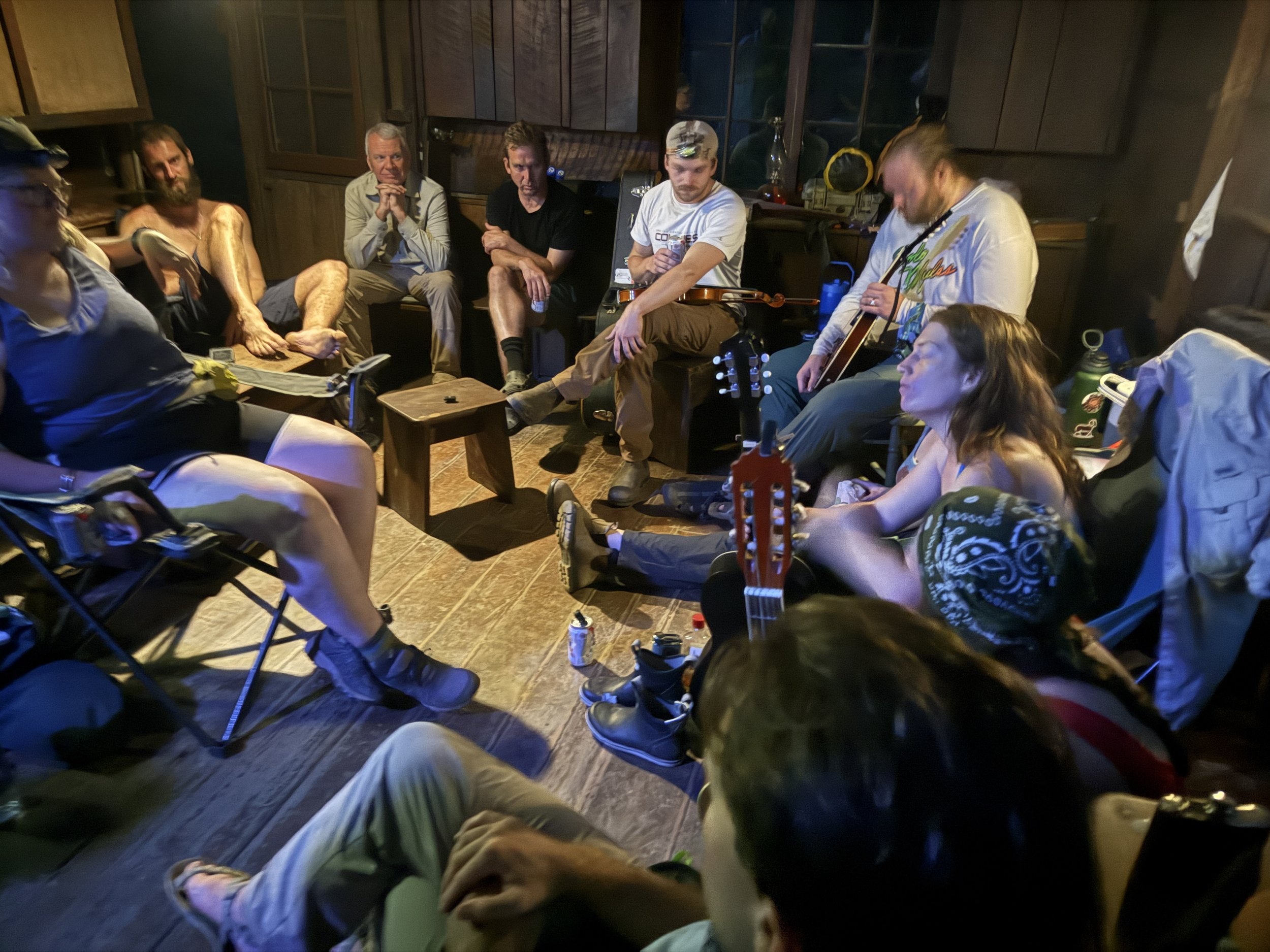 Artists Adrift—Regional musicians visit the Hollow on a wildly stormy night in July