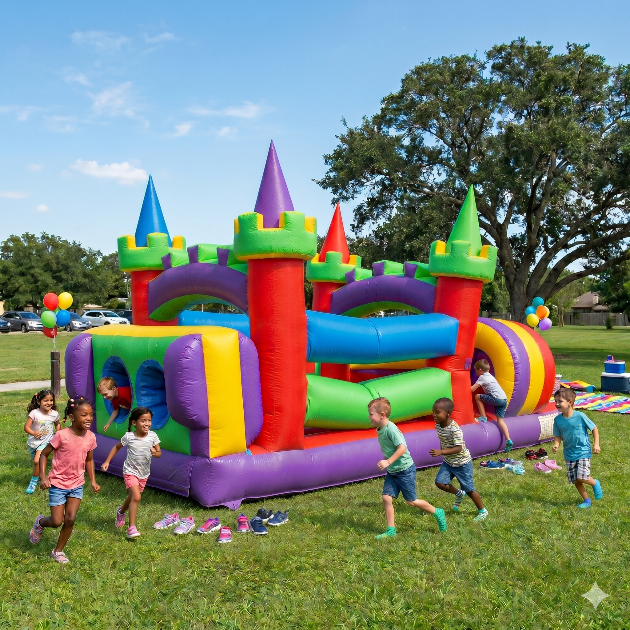 Community event inflatable entertainment in Alberta