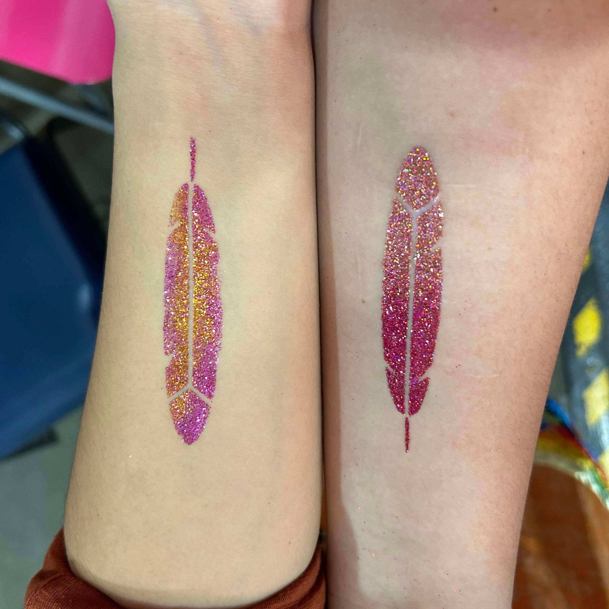 Community event glitter tattoos in Alberta