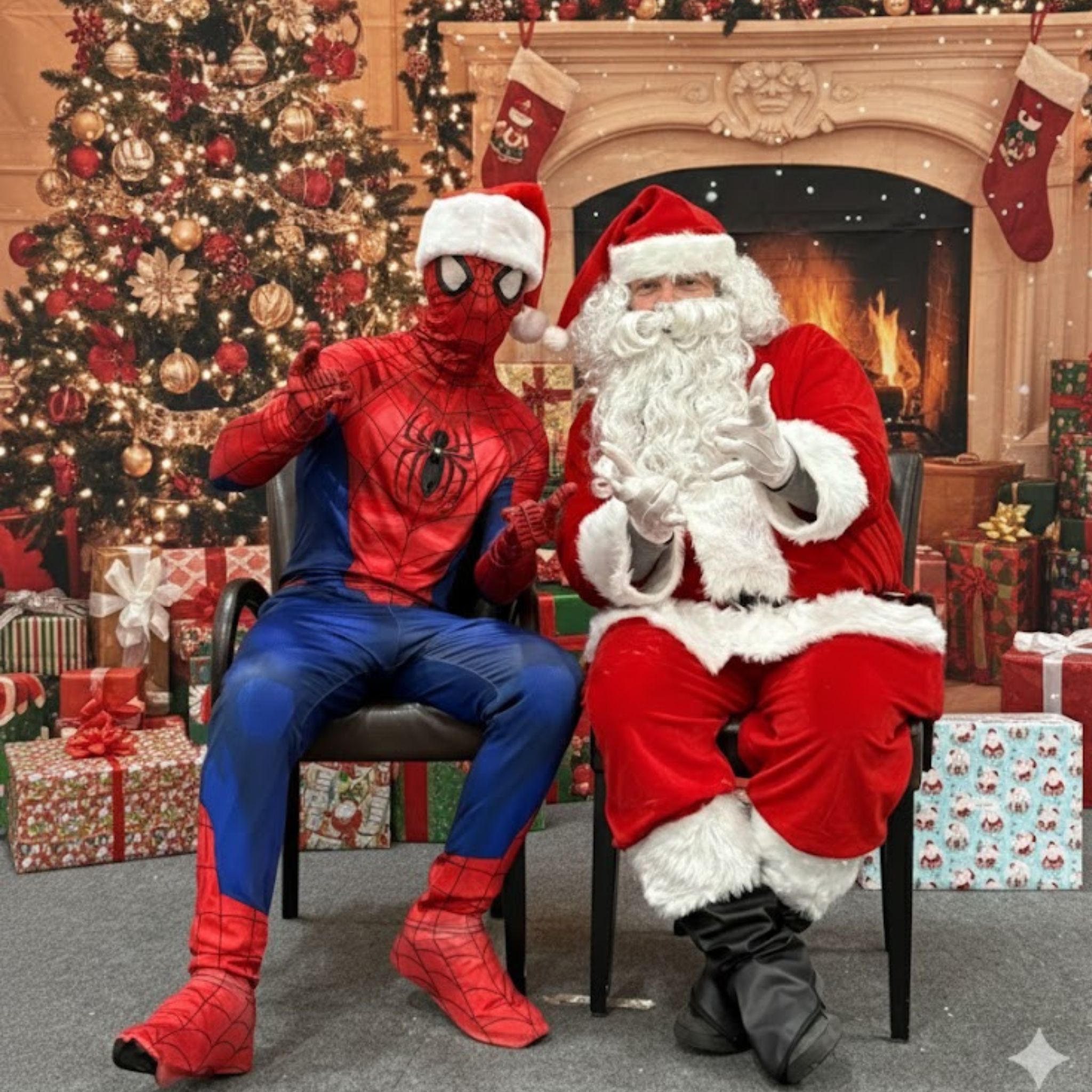 Holiday Special Guests: Santa & His Superhero Sidekick