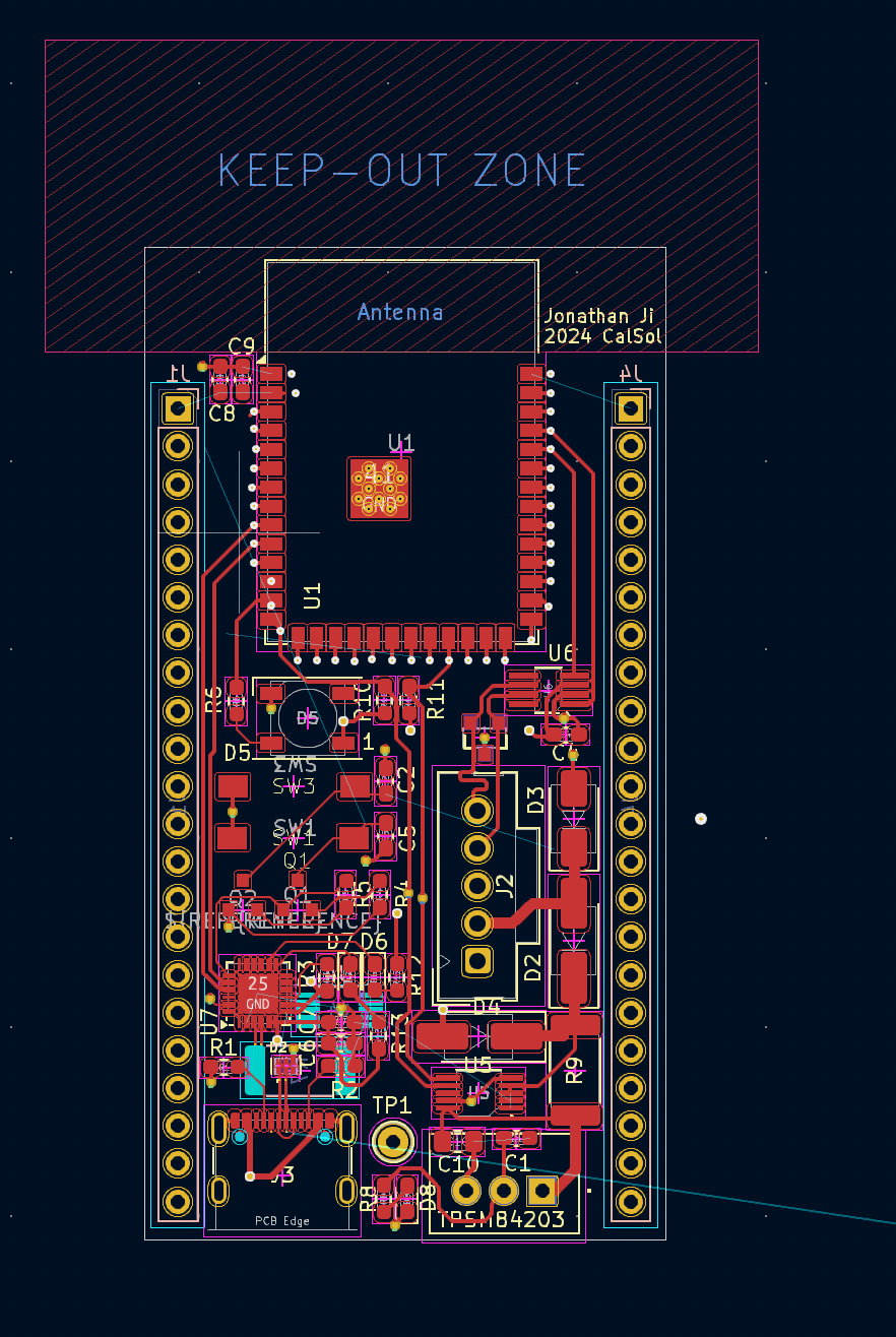 Layer 1 : Traces and silkscreen