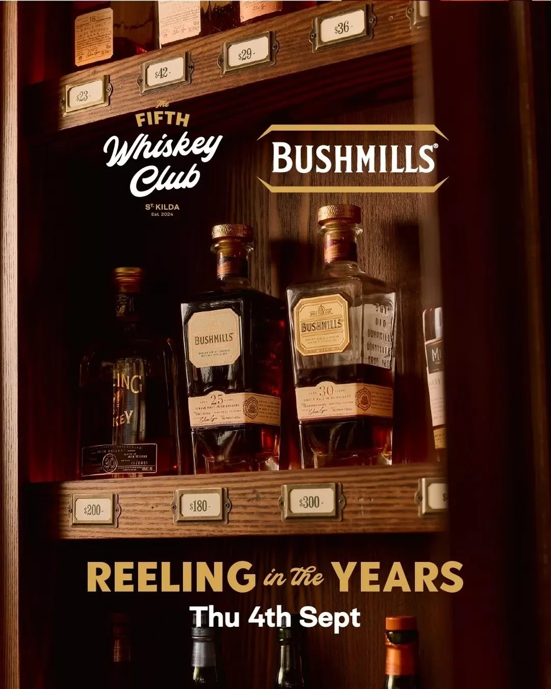 Thursday, 4 September, The Fifth Province Whiskey Bar welcomes Bushmills, the world&rsquo;s oldest licensed distillery. Since 1608, Bushmills has crafted whiskeys rich in heritage, and now it&rsquo;s your turn to taste history.

Enjoy seven unique ex