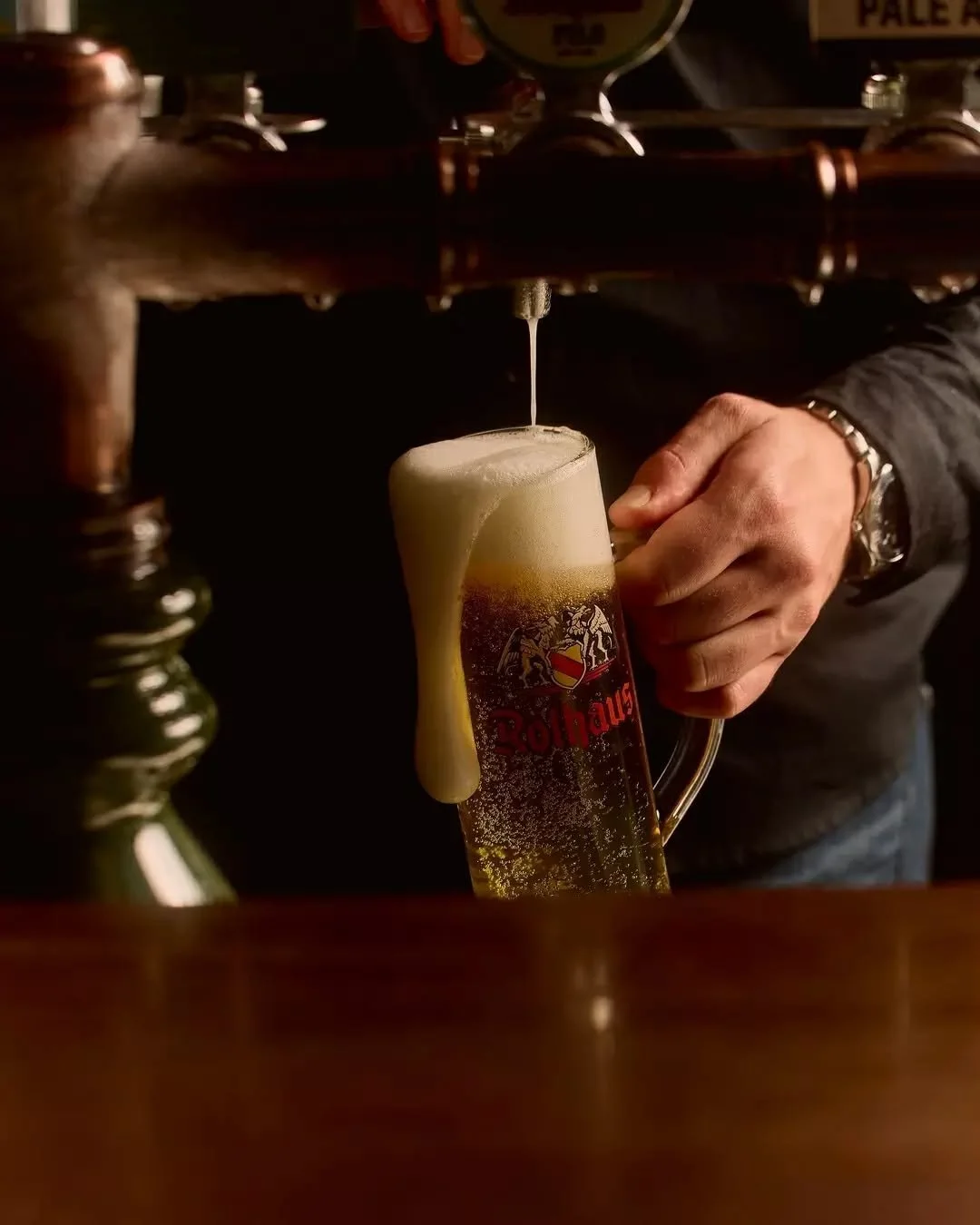 We&rsquo;ve got Rothaus on tap. A bright, herbal German Pilsner brewed in the Black Forest since &rsquo;56.

Half a keg left. You know what to do.