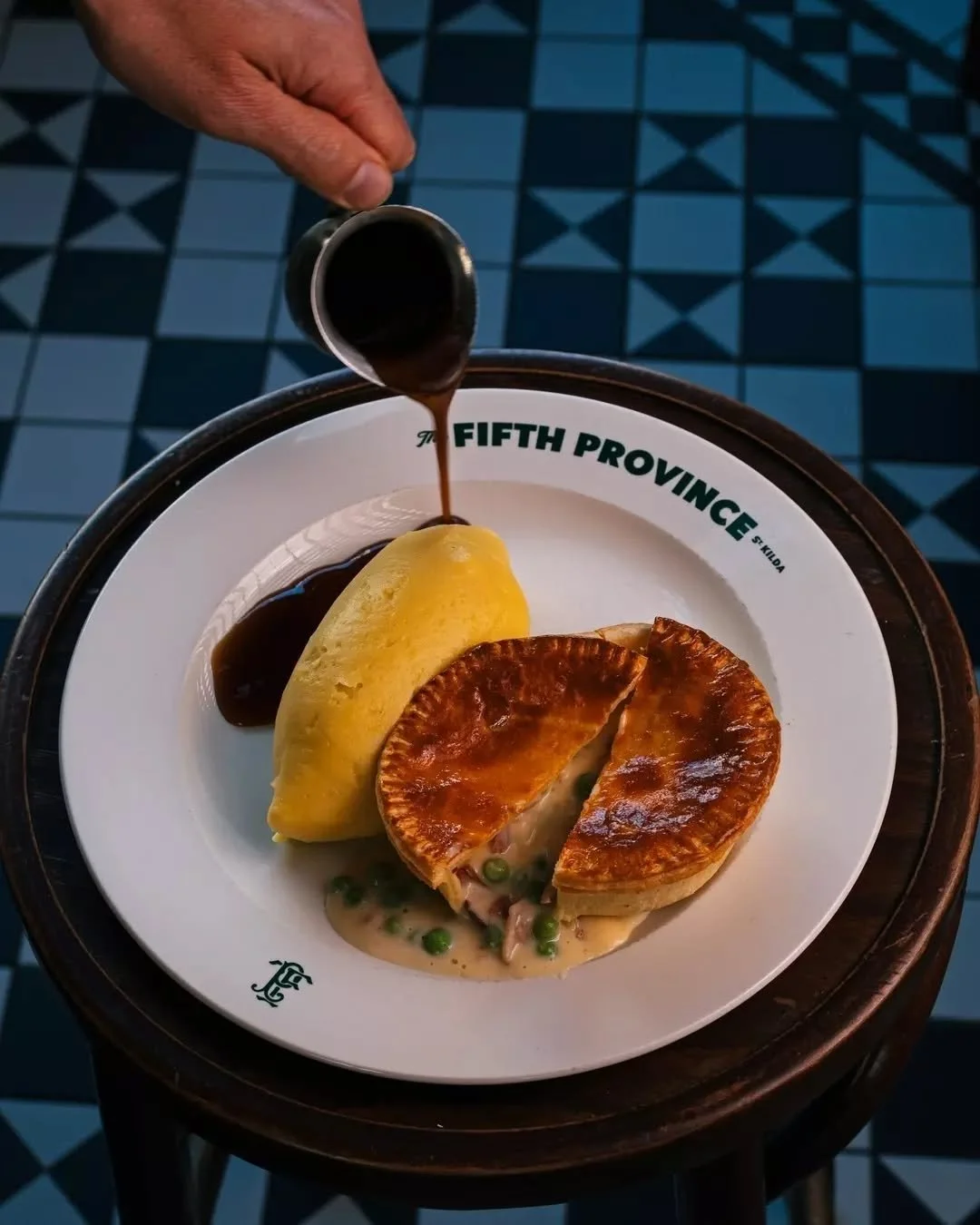 New dishes have hit the menu. Pan roasted chicken on house-made gnocchi. Bacon, pea and cheddar pie with creamy mash. Garlic prawns with a crusty baguette for mopping. 

Come down, grab a pint, tuck in.