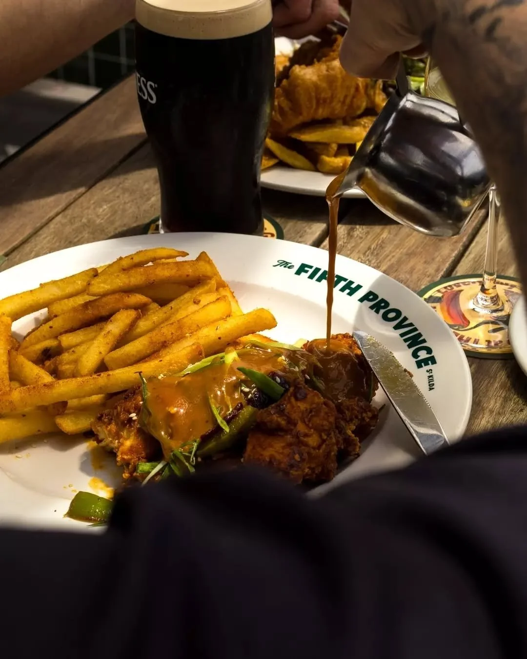 Recovery lunch. The humble spice bag. Fried chicken, chips, saut&eacute;ed peppers and onions, szechuan spices. Ireland's 2am classic, reasonable to order at any hour at The Fifth.