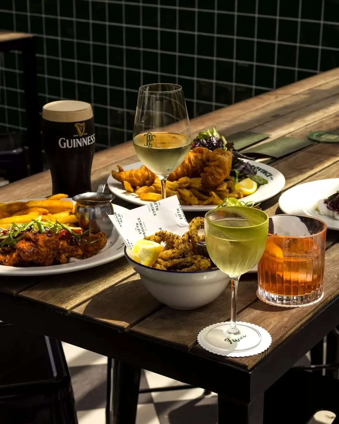 One dish becomes three. Glasses topped up before you've noticed they're low. Summer's not rushing and neither are we.

We're here from midday 7-days for whatever the craic may be.