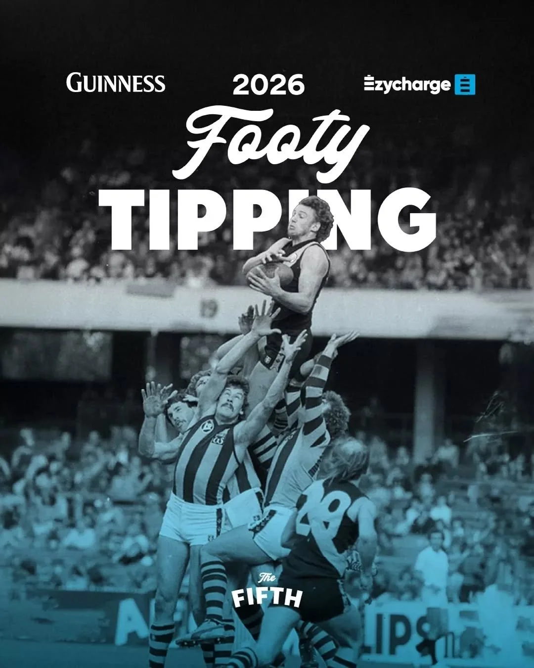 Footy tipping&rsquo;s back. 

$50 gets your name on the board with $3000 up for grabs.

Round one kicks off Thursday, 5 March. Enjoy a pint of Guinness on us when you put your tips on. 

There&rsquo;ll be weekly spot prizes for the sharpest score. An