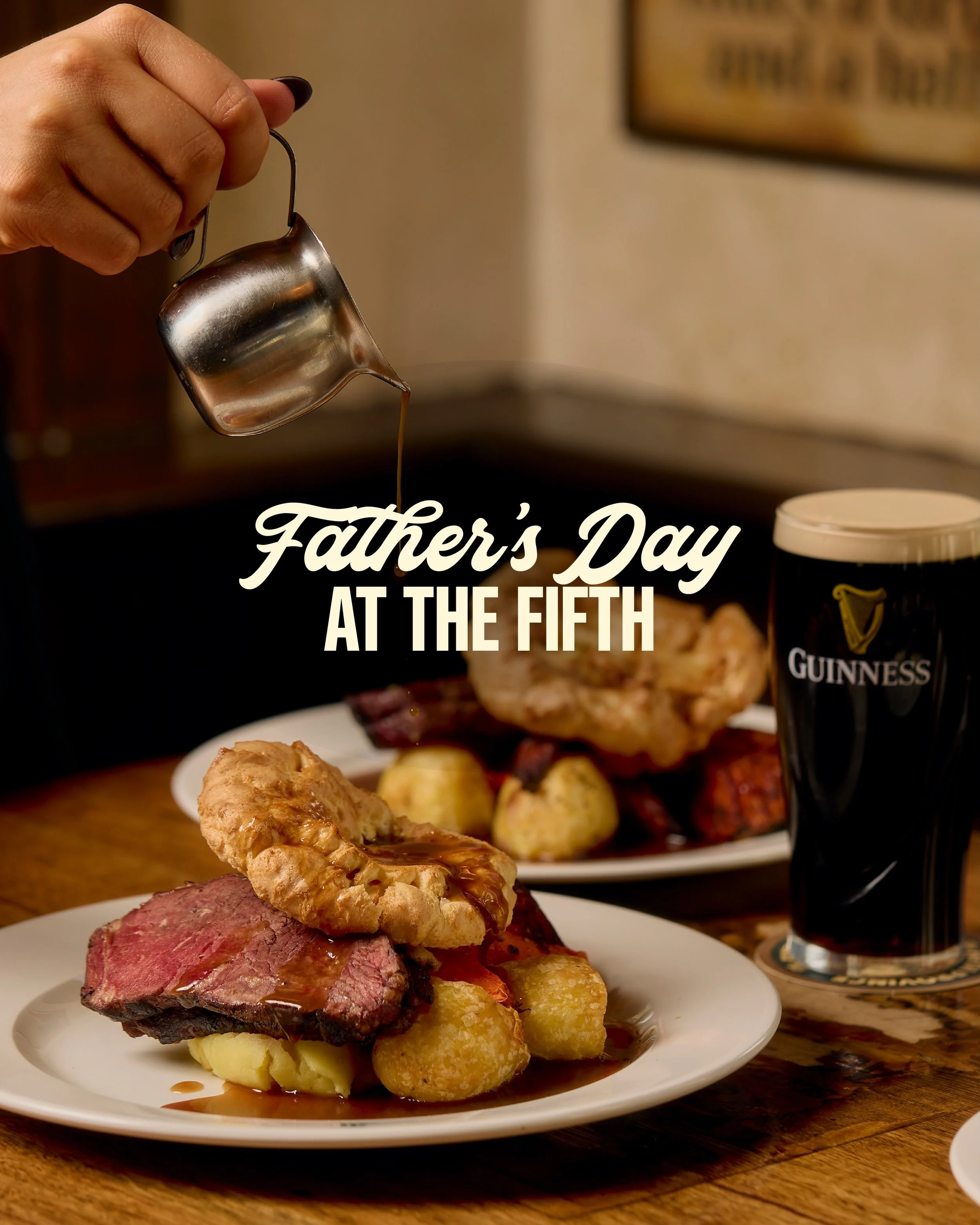 Here&rsquo;s to the man, the myth and the legend 🍻 Celebrate dad with us this Father&rsquo;s Day, Sunday September 6. 

We&rsquo;ll be serving up our famous Sunday Roast with a creamy pint of Guinness for just $40 for all dads &bull; Booking are ess