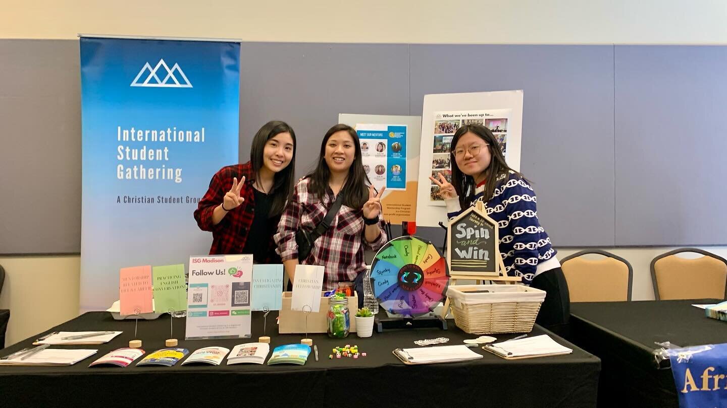 📸 We tabled at ISWIF Fair today along with other amazing international students orgs! @uw_iss Stay tuned for our upcoming events these next couple of weeks! #welcomeback #springsemester2024 #isg_madison #iswif fair #uwmadisonstudents #uwmadison