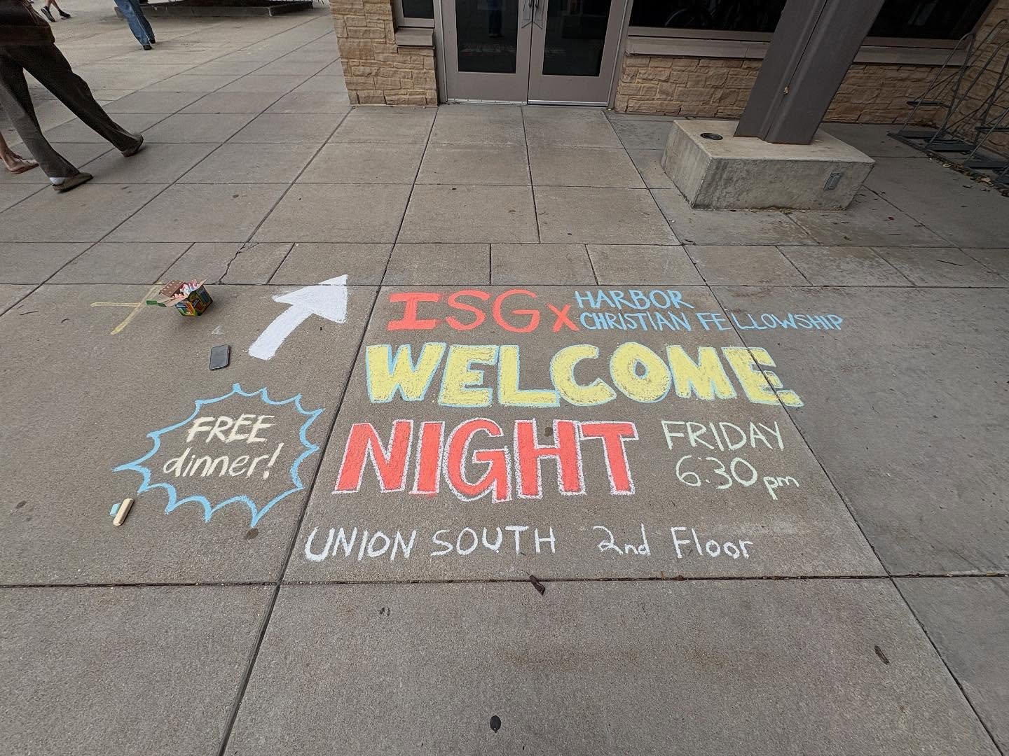 Who chalked the best? 🦡😁

Fall Welcome Night is happening TOMORROW @6:30pm at Union South - Varsity Hall 2 🙌 see you there!

#uwmadison #gobadgers #welcomenight #meetnewfriends #biblestudy #lifelongfriends #goodfoodgoodlife
