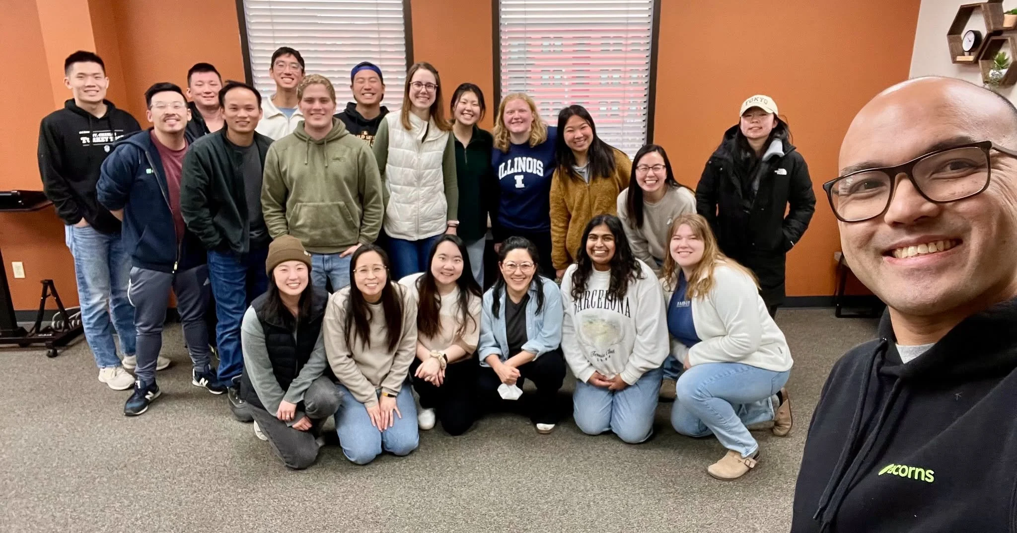 Check out what we've been up to this past month 👀 We had some friends from UIUC visit 🤗, had our Spring Welcome Night 🎊, had a Superbowl watch party 🏈, helped Stanley prepare for his quals, said farewell to Jay and Alex 👋, loved on the elderly o