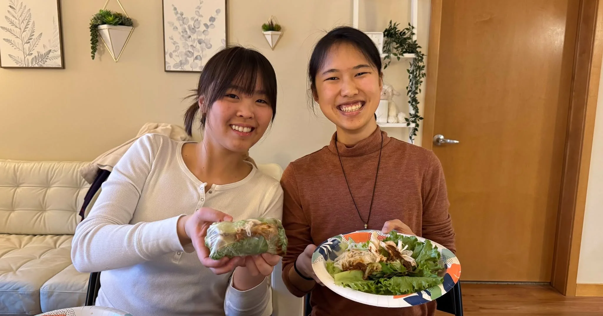 check out what you missed this past weekend 👀 the women had a hangout time at Alice&rsquo;s place where we made our own spring rolls 🥣 and did diamond painting 💎 while the men grilled meat 🍗 and played games. On saturday, we had our GOSPEL semina