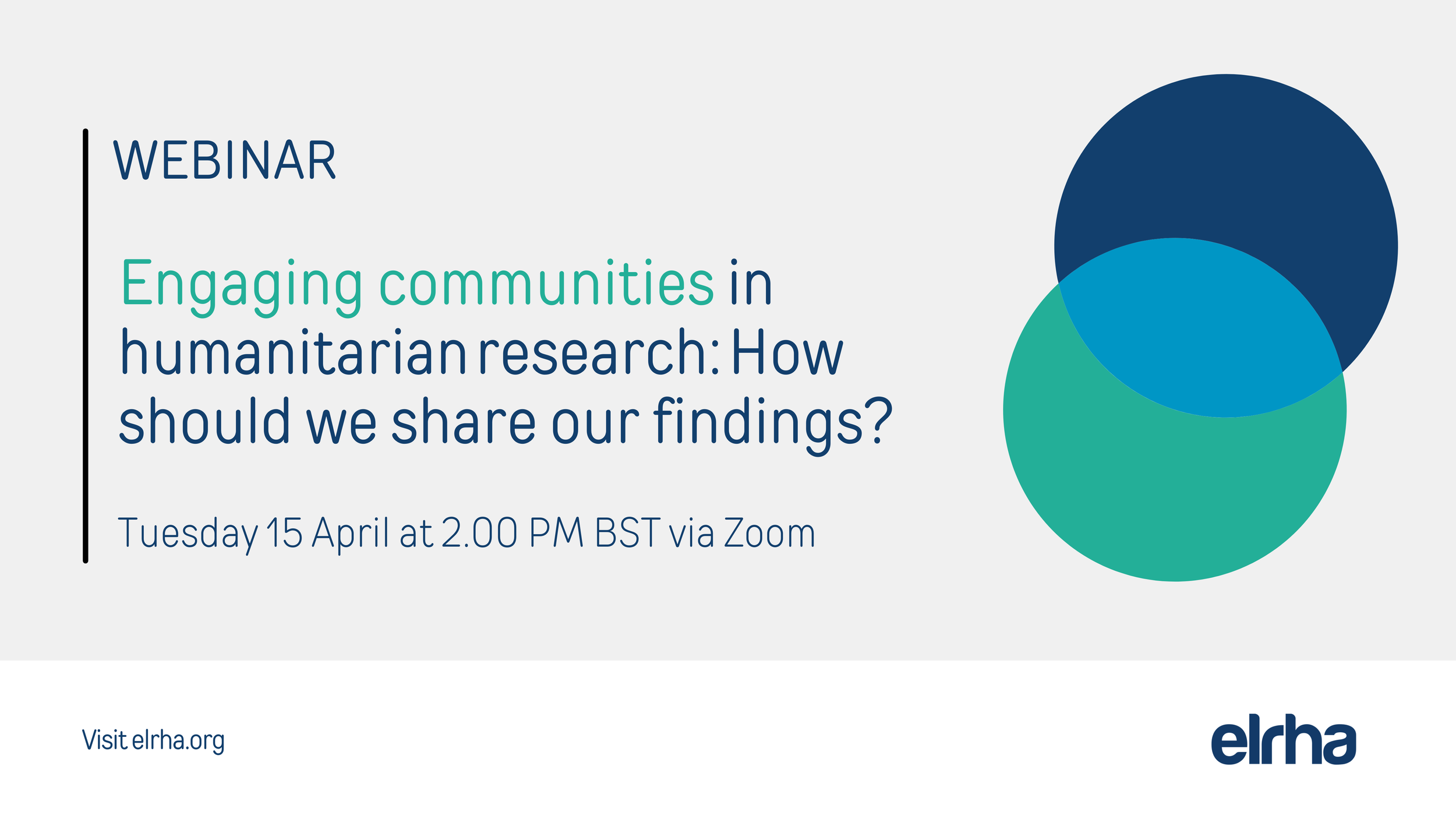 Engaging communities in humanitarian research: How should we share our findings?