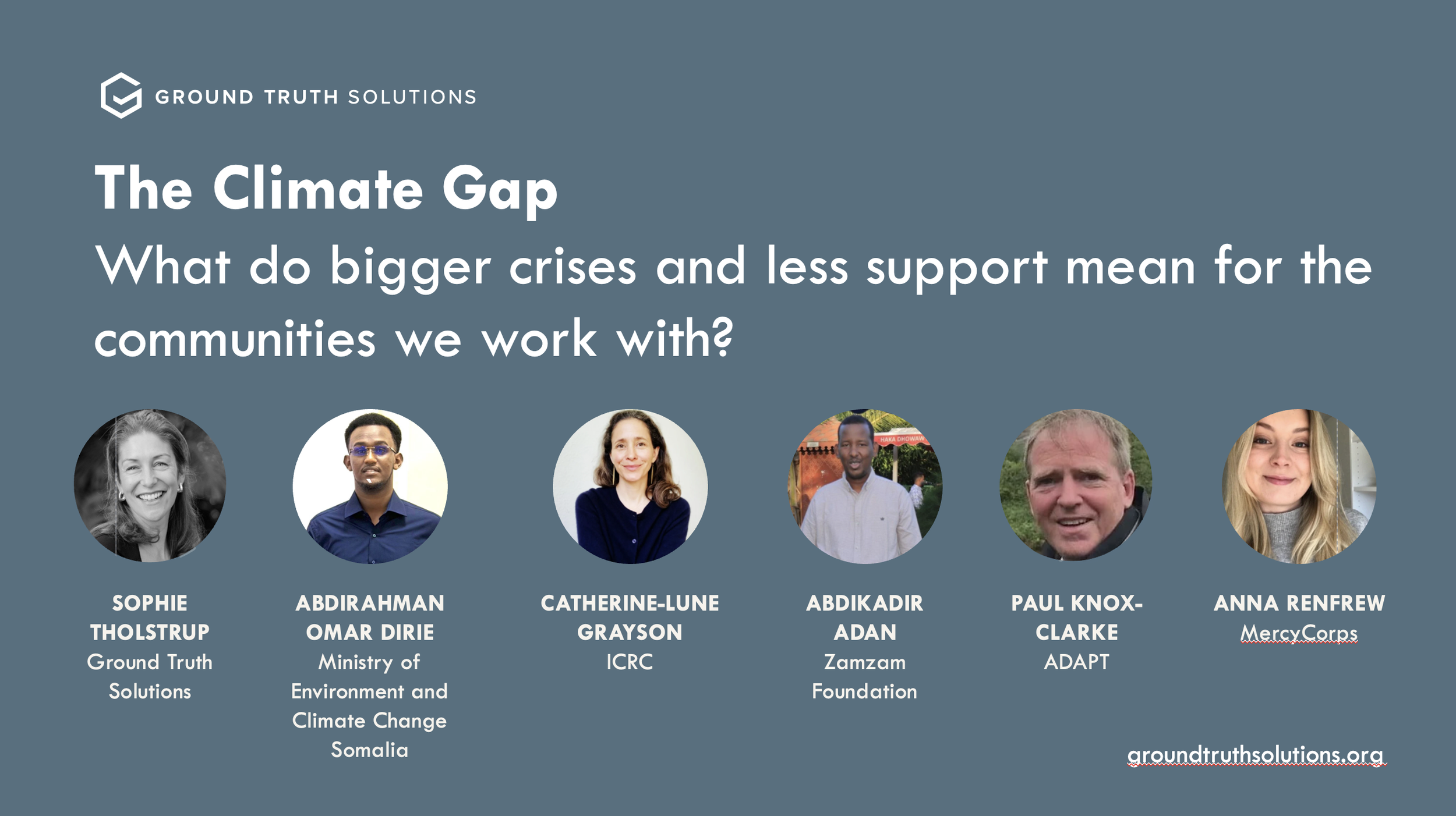 The climate gap: what do bigger crises and less support mean for the communities we work with?&nbsp;