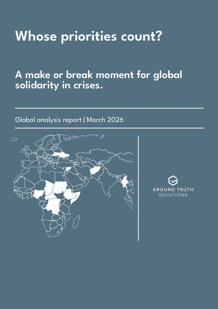 Whose priorities count? A make or break moment for global solidarity in crises.